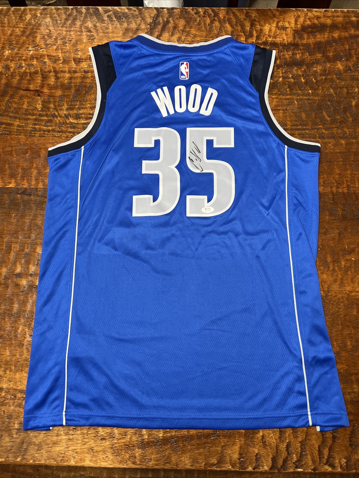 Christian Wood Signed Dallas Mavericks Jersey PSA DNA Coa Autographed