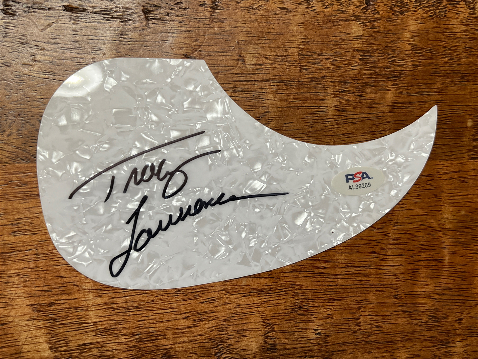 Tracy Lawrence Signed Guitar Pickguard PSA DNA Coa Country Music Autographed