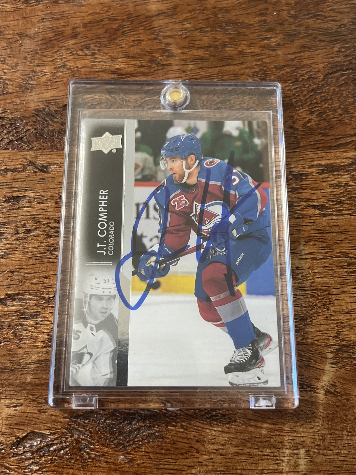 J. T. Compher IP Signed Upper Deck Card Psa Dna Coa Avalanche Autographed
