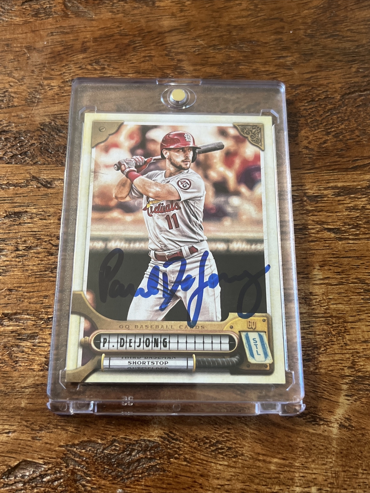 Paul DeJong IP Signed Gypsy Queen Card Psa Dna Coa Autographed Cardinals