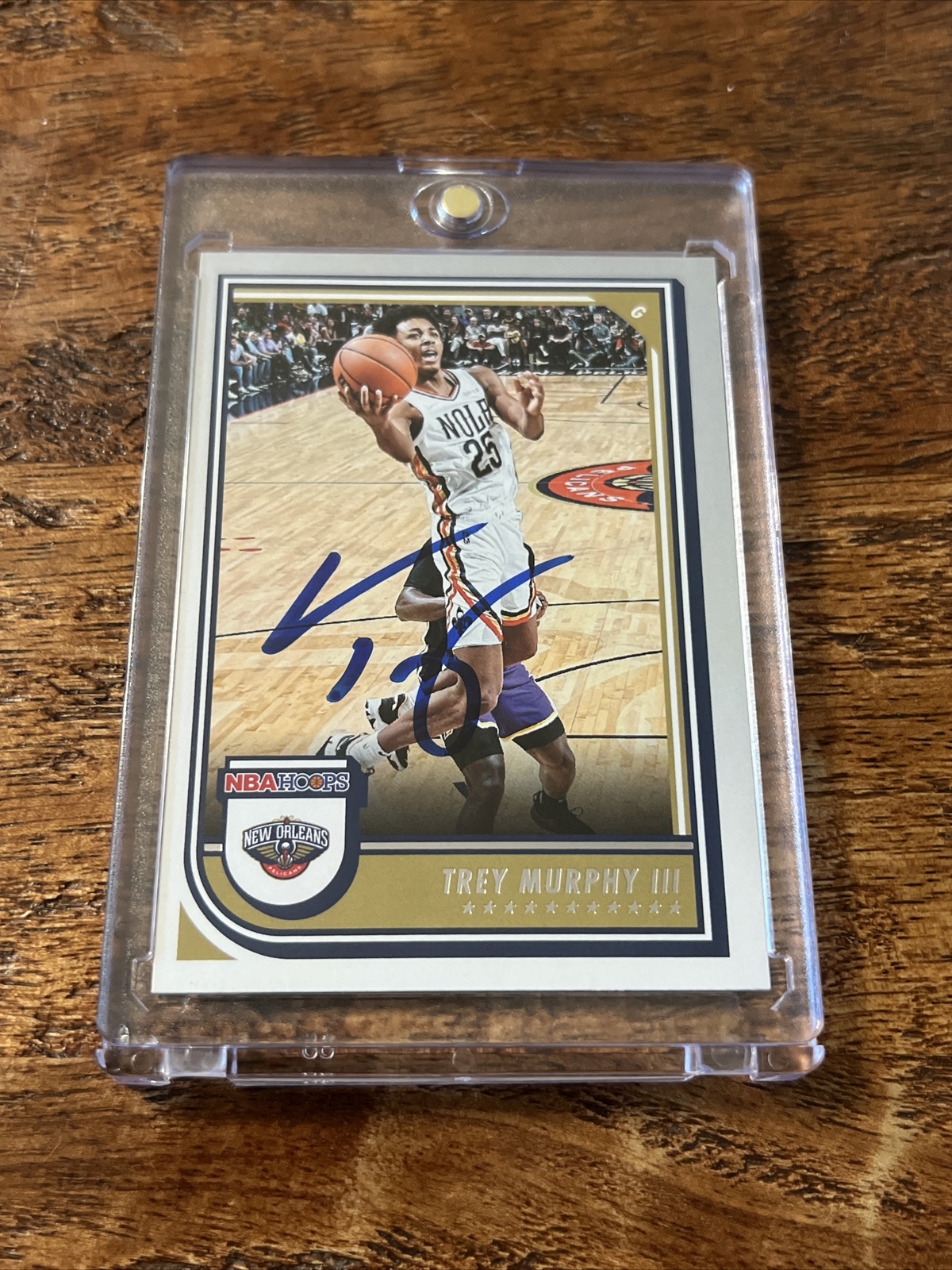 Trey Murphy III IP Signed NBA Hoops Card Psa Dna Coa Pelicans Autographed