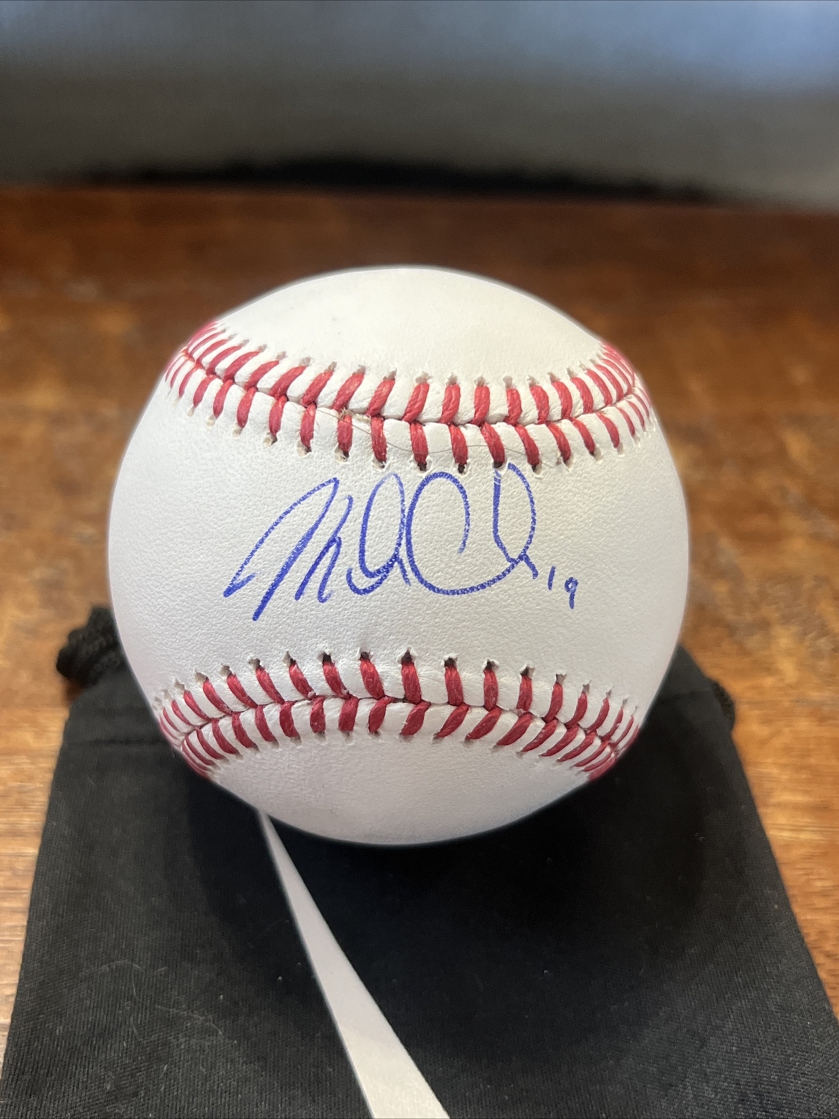 Mark Canha Signed Major League Baseball Psa Dna Coa Mets Autographed