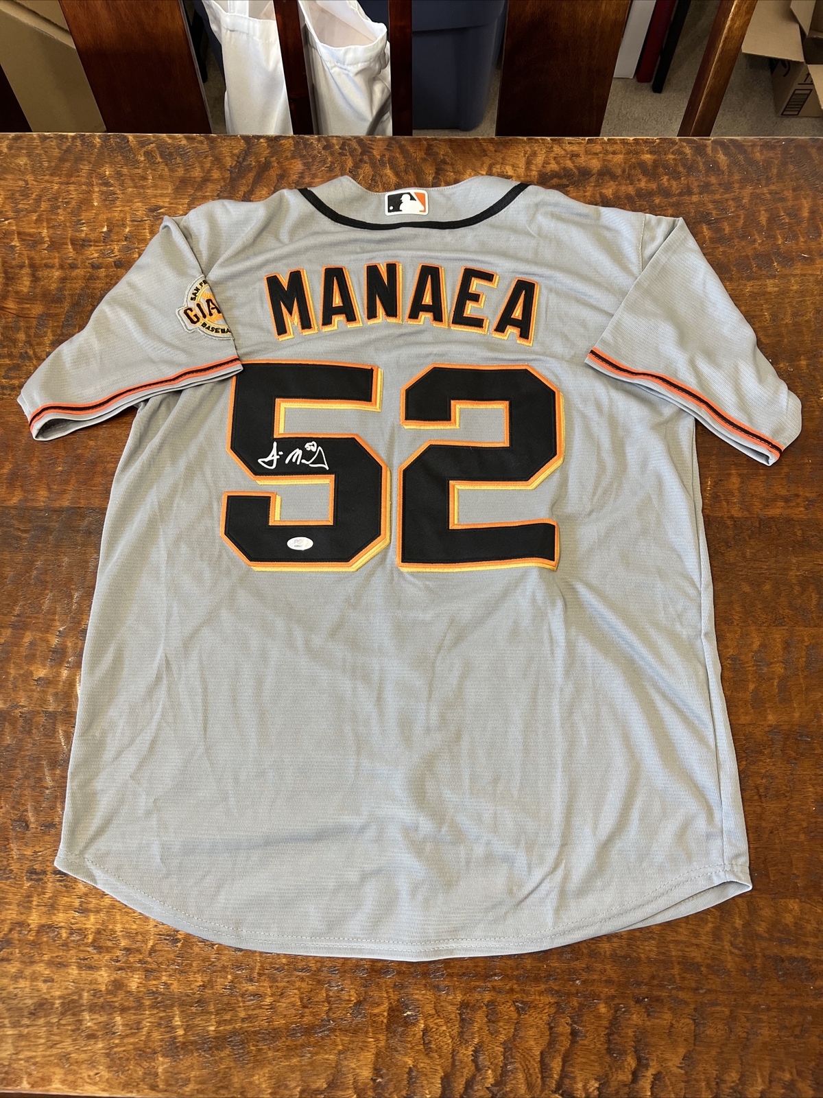 Sean Manaea Signed San Francisco Giants Jersey PSA DNA Coa Autographed
