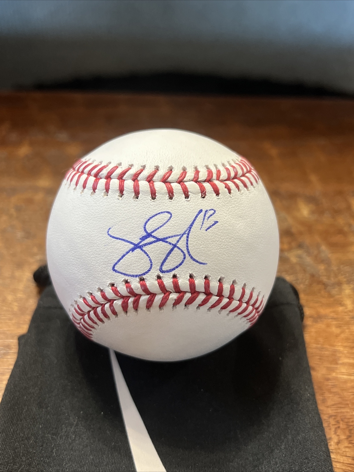 Luis Guillorme Signed Major League Baseball Psa Dna Coa Mets Autographed