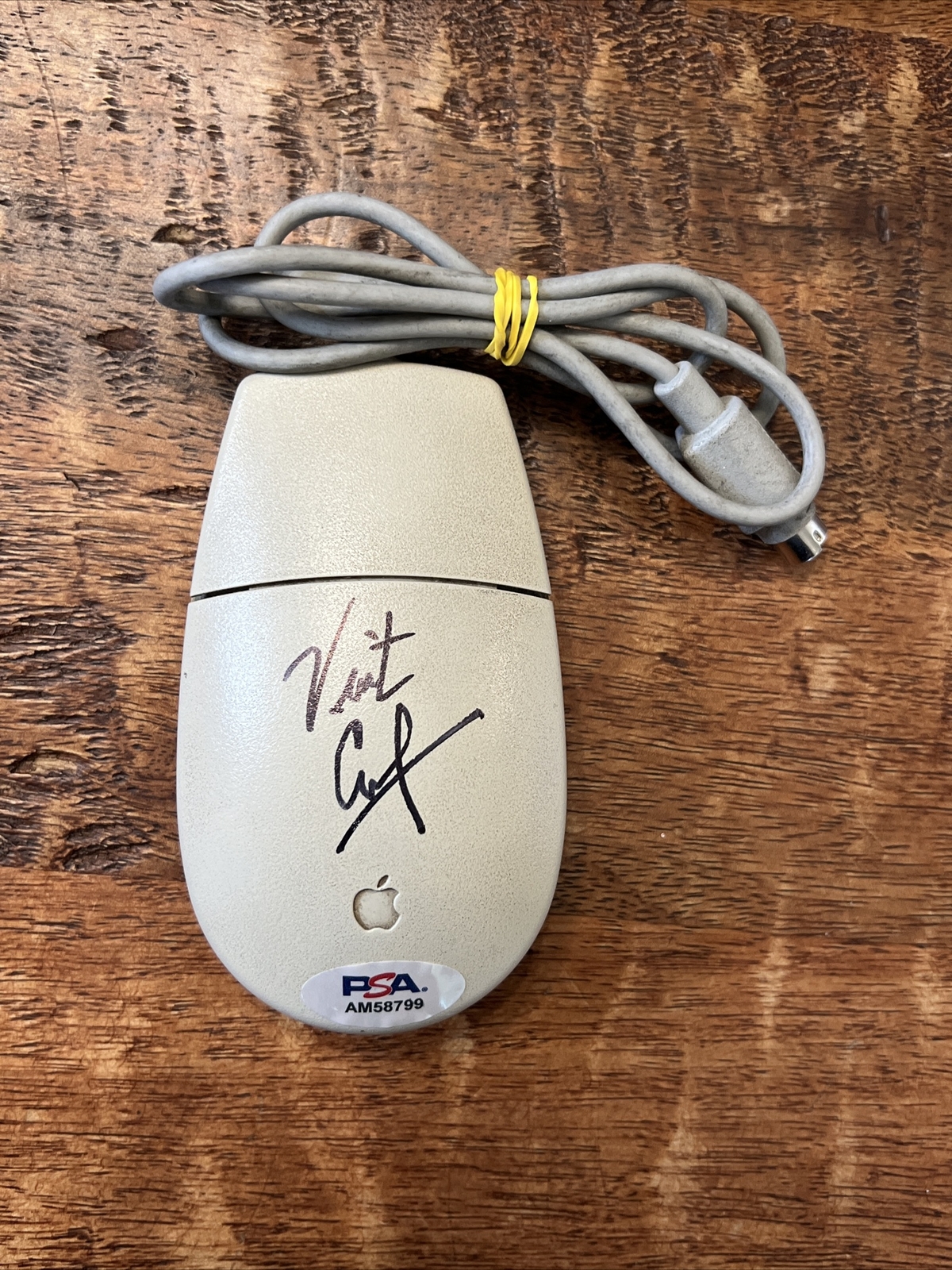 Vint Cerf Signed Mouse PSA DNA Coa Autographed Vinton Creator Of The Internet