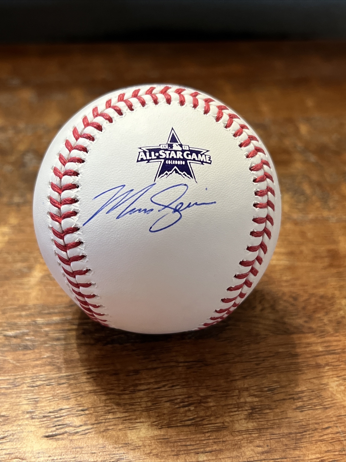 Marcus Semien Signed 2021 All Star Baseball JSA Coa Rangers Autographed
