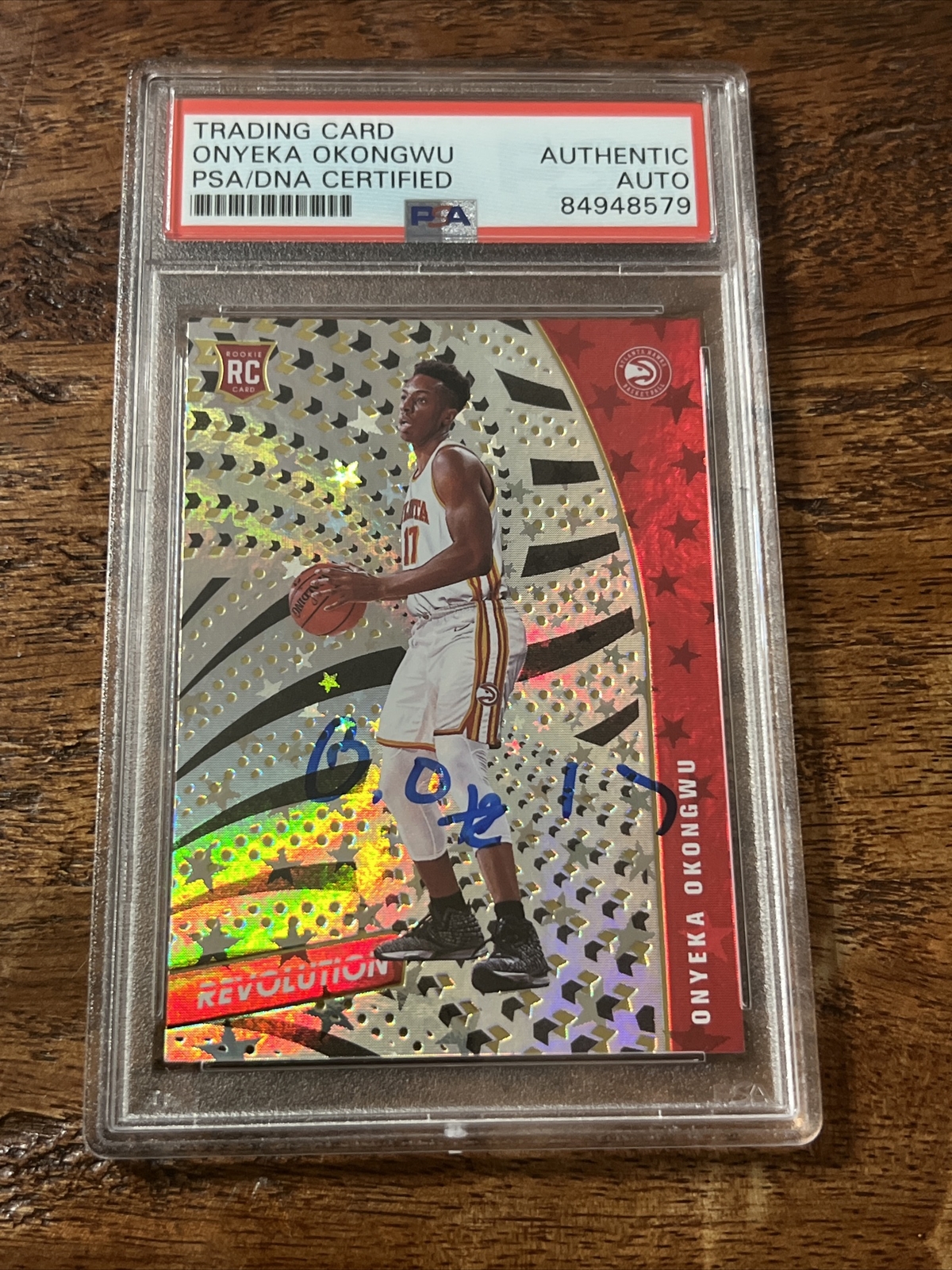 Onyeka Okongwu IP Signed Panini RC Card Psa Dna Coa Slab Autographed Hawks