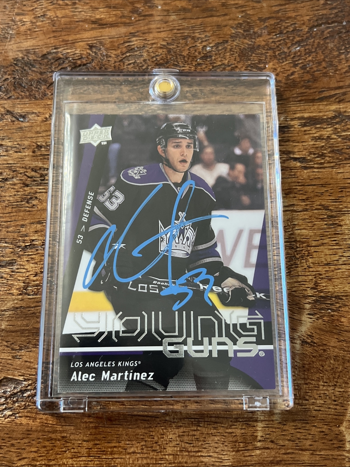 Alec Martinez IP Signed UD Young Guns Card Psa Dna Coa Autographed Knights