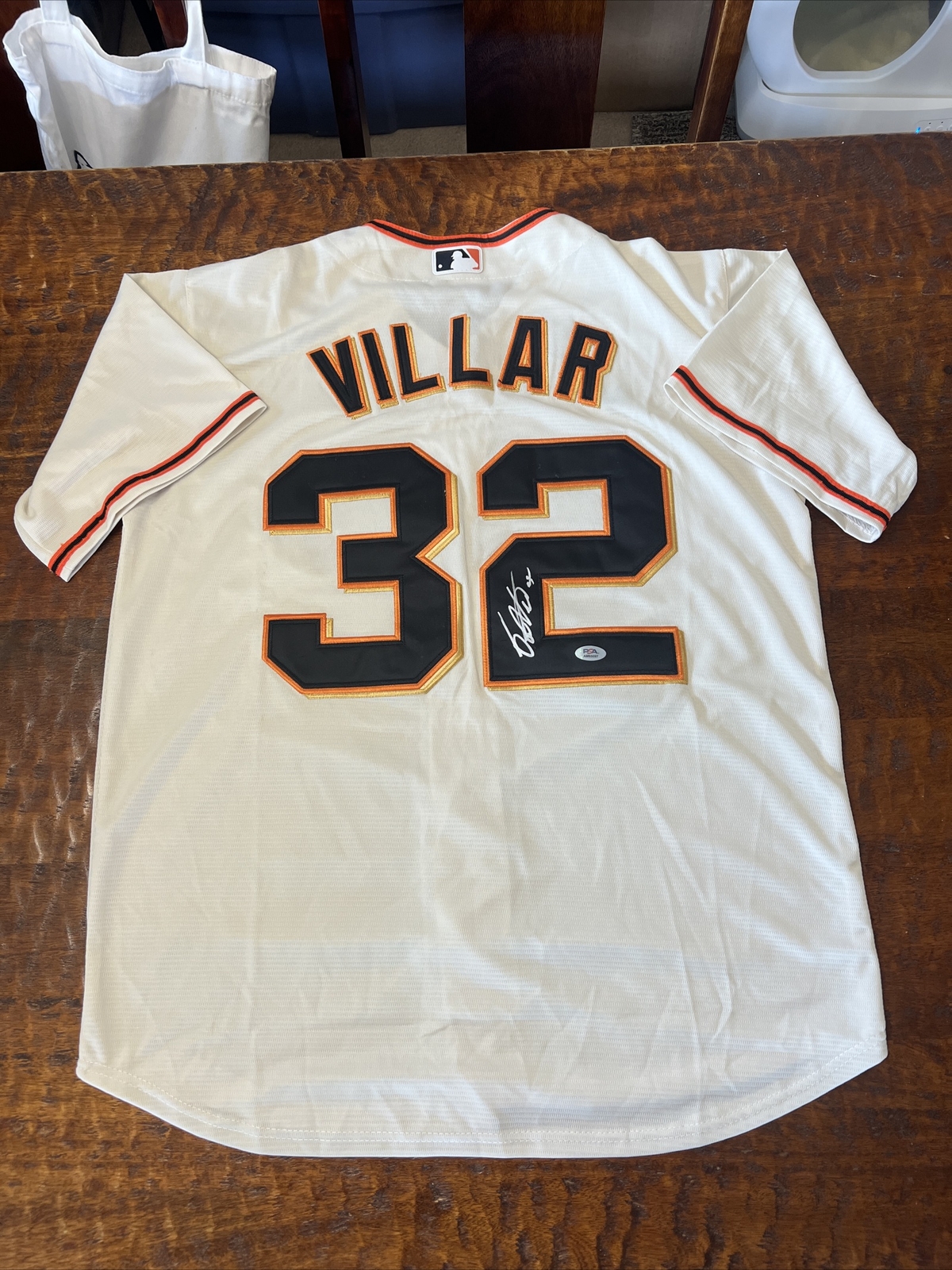 David Villar Signed San Francisco Giants Jersey PSA DNA Coa Autographed