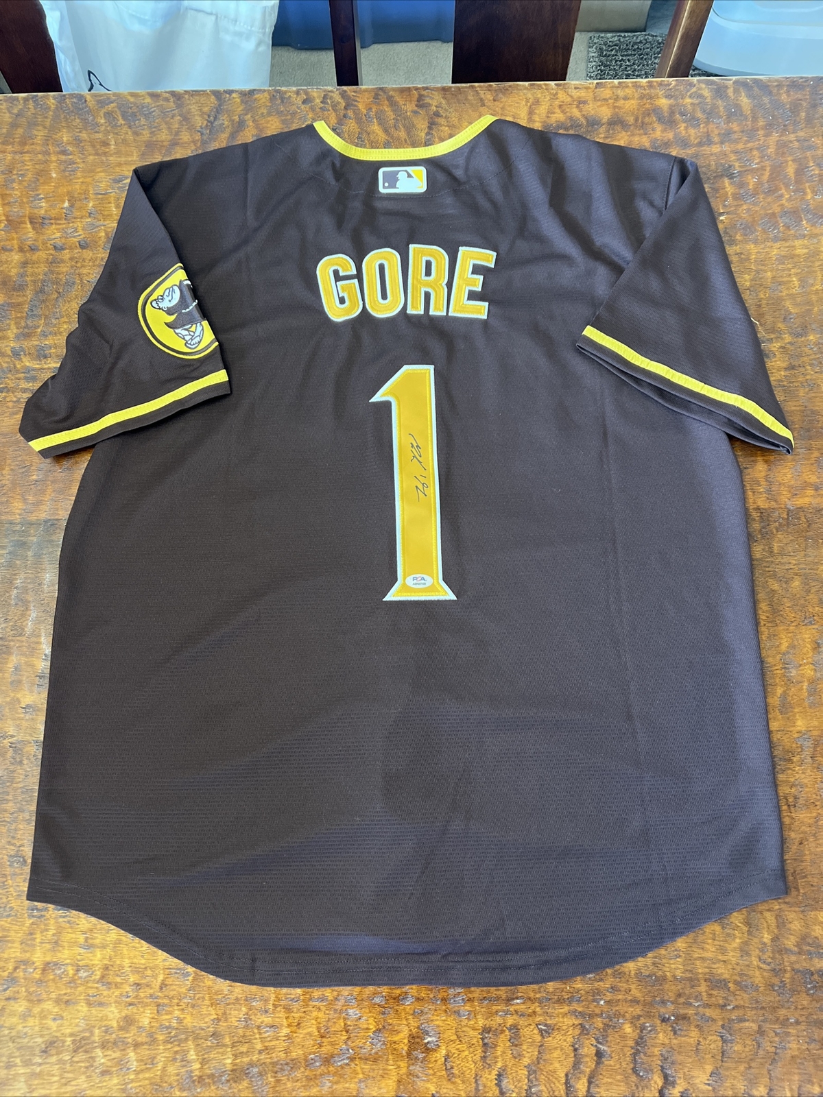 MacKenzie Gore Signed San Diego Padres Jersey PSA DNA Coa Autographed