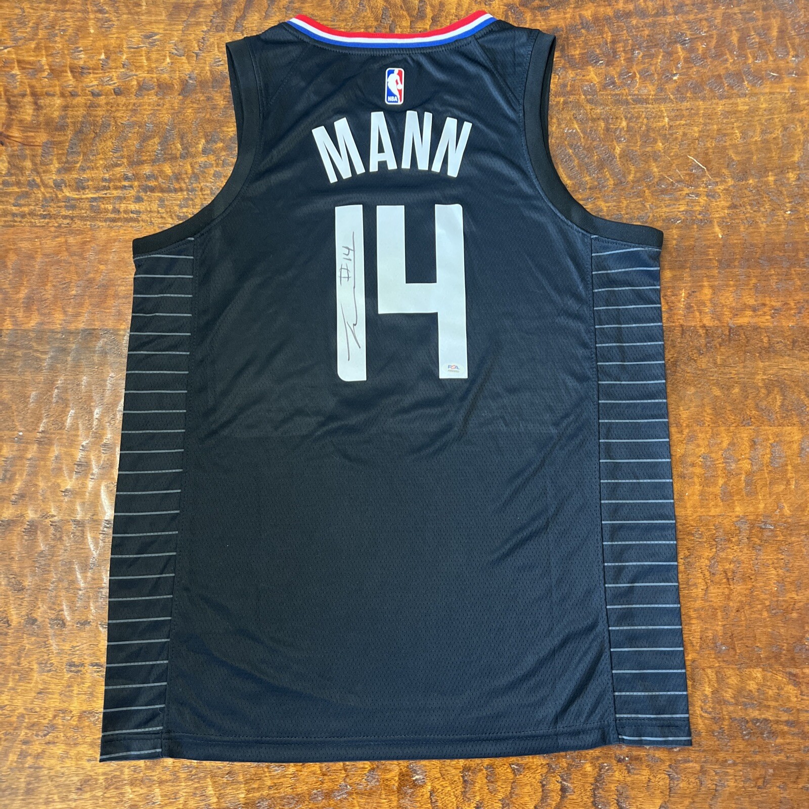 Terance Mann Signed Los Angeles Clippers Jersey PSA DNA Coa Autographed