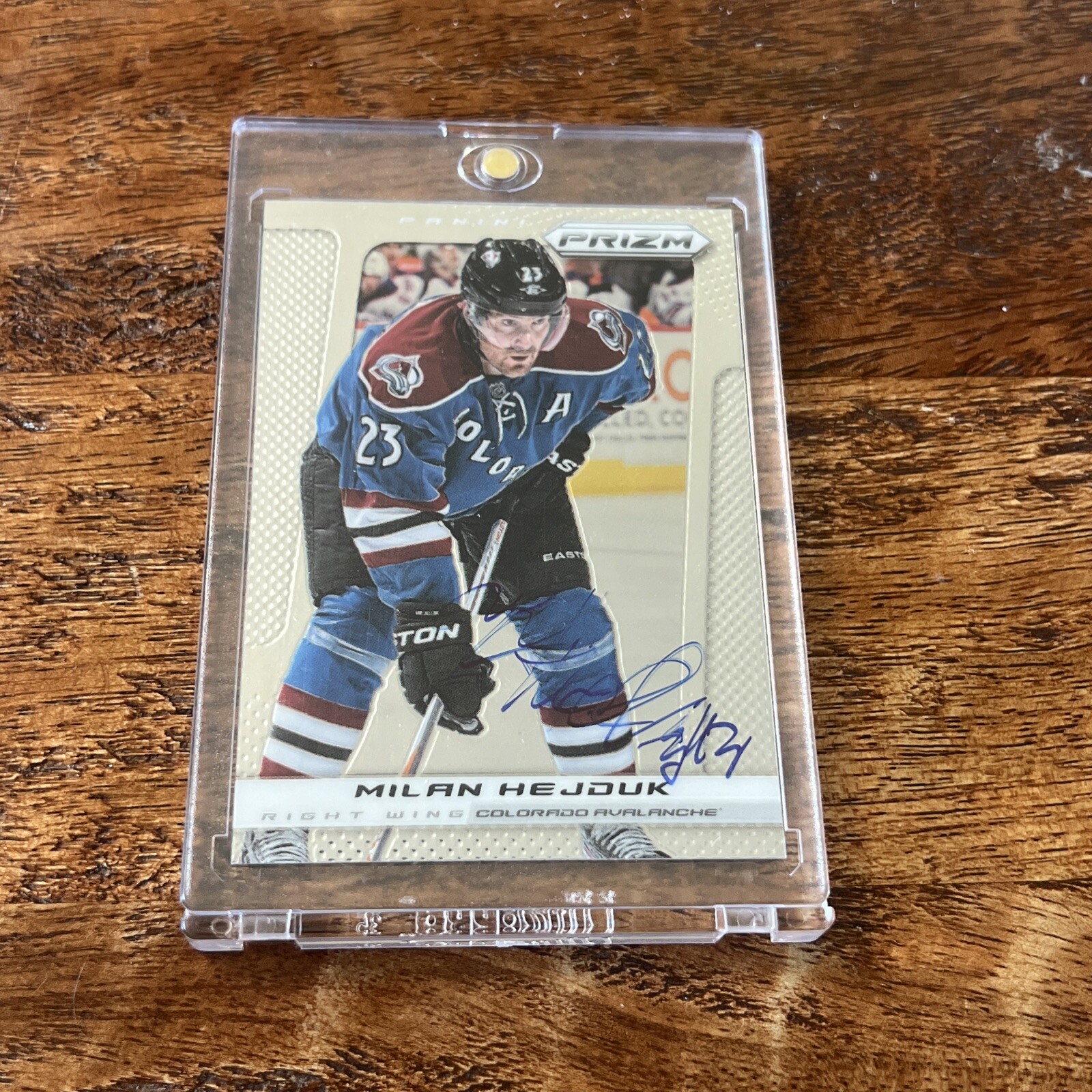 Milan Hejduk IP Signed Prizm Card Psa Dna Coa Avalanche Autographed