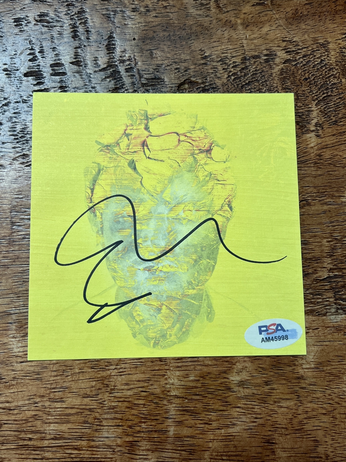 Ed Sheeran Signed Subtract Cd Album PSA DNA COA Autographed