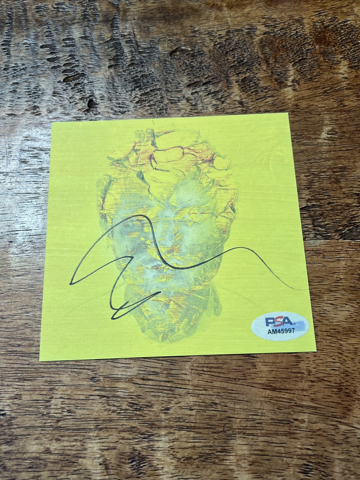 Ed Sheeran Signed Subtract Cd Album PSA DNA COA Autographed