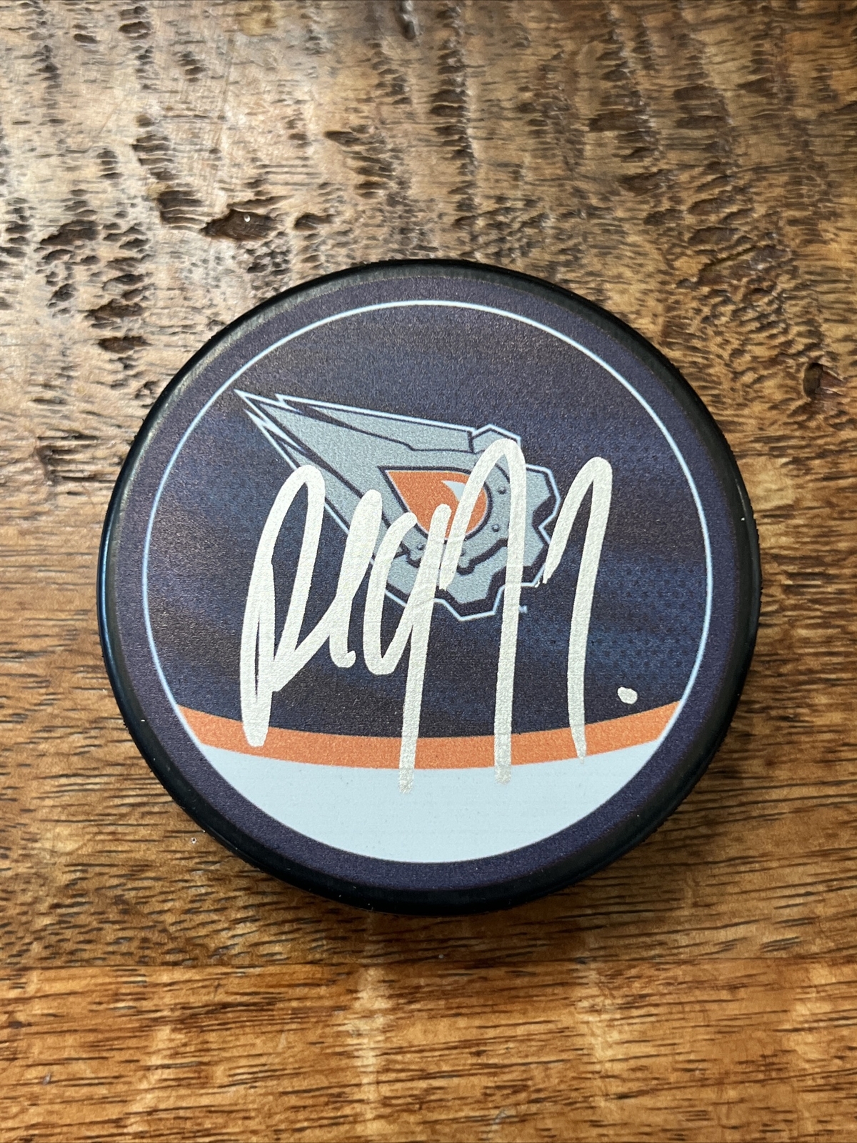 Paul Coffey Signed Edmonton Oilers Reverse Retro Puck PSA DNA Coa Autographed