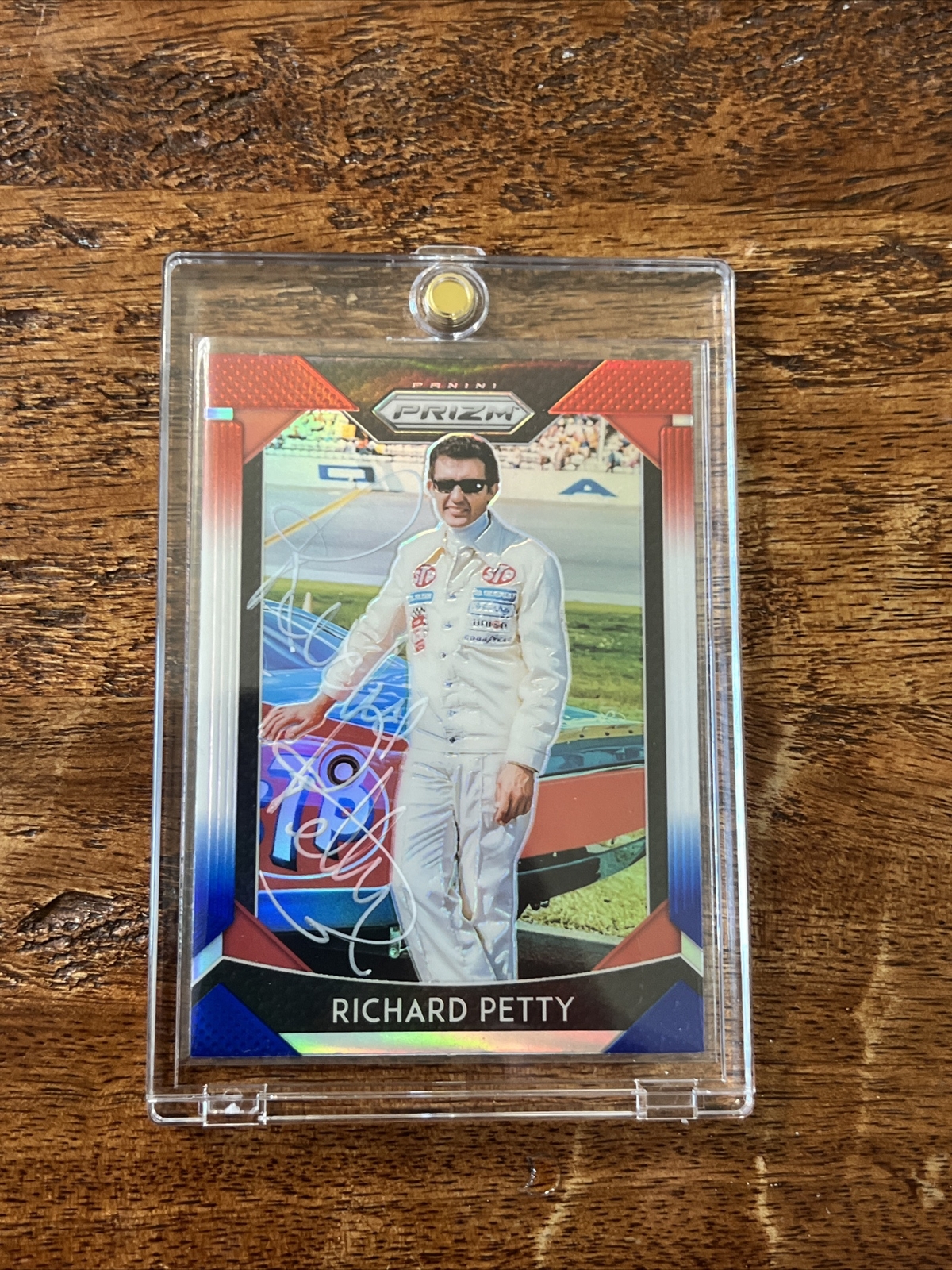 Richard Petty IP Signed Prizm Card PSA DNA Coa NASCAR Autographed