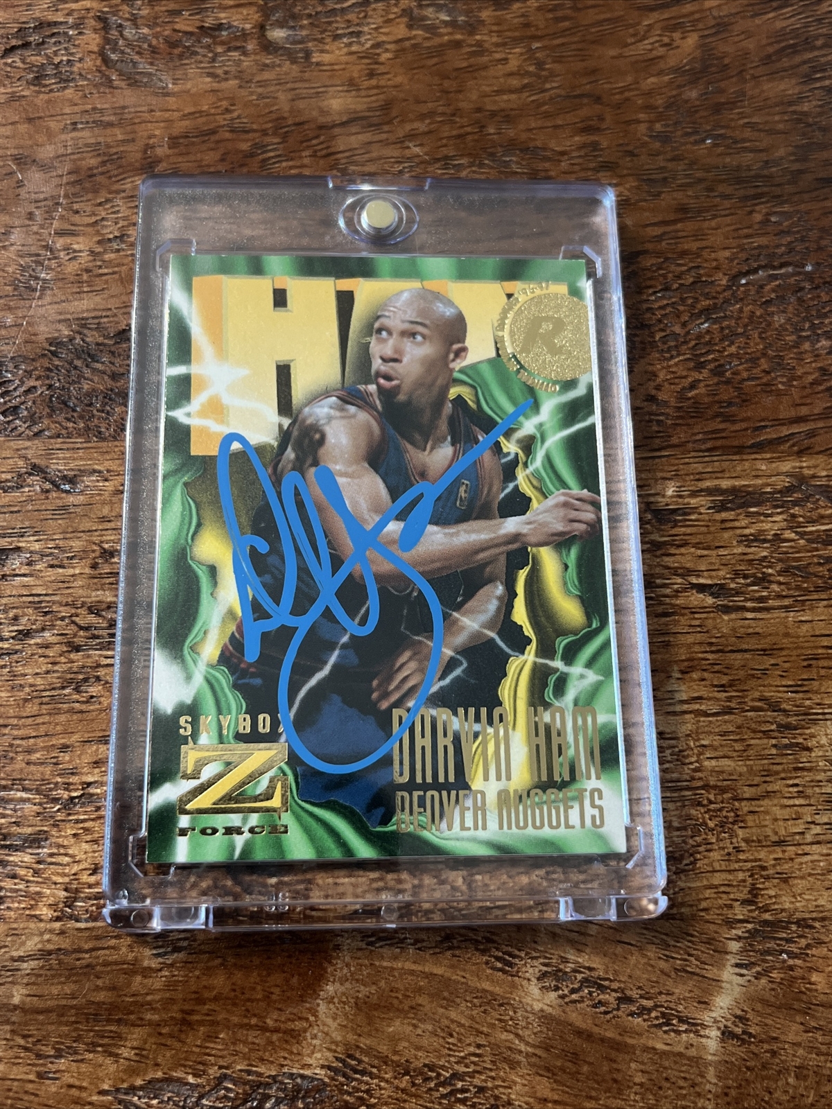 Darvin Ham IP Signed Skybox Rookie Card Psa Dna Coa Autographed Lakers