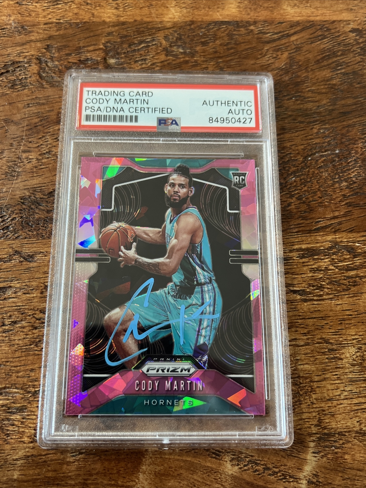 Cody Martin IP Signed Prizm Rookie Card Psa Dna Coa Slab Autographed Hornets