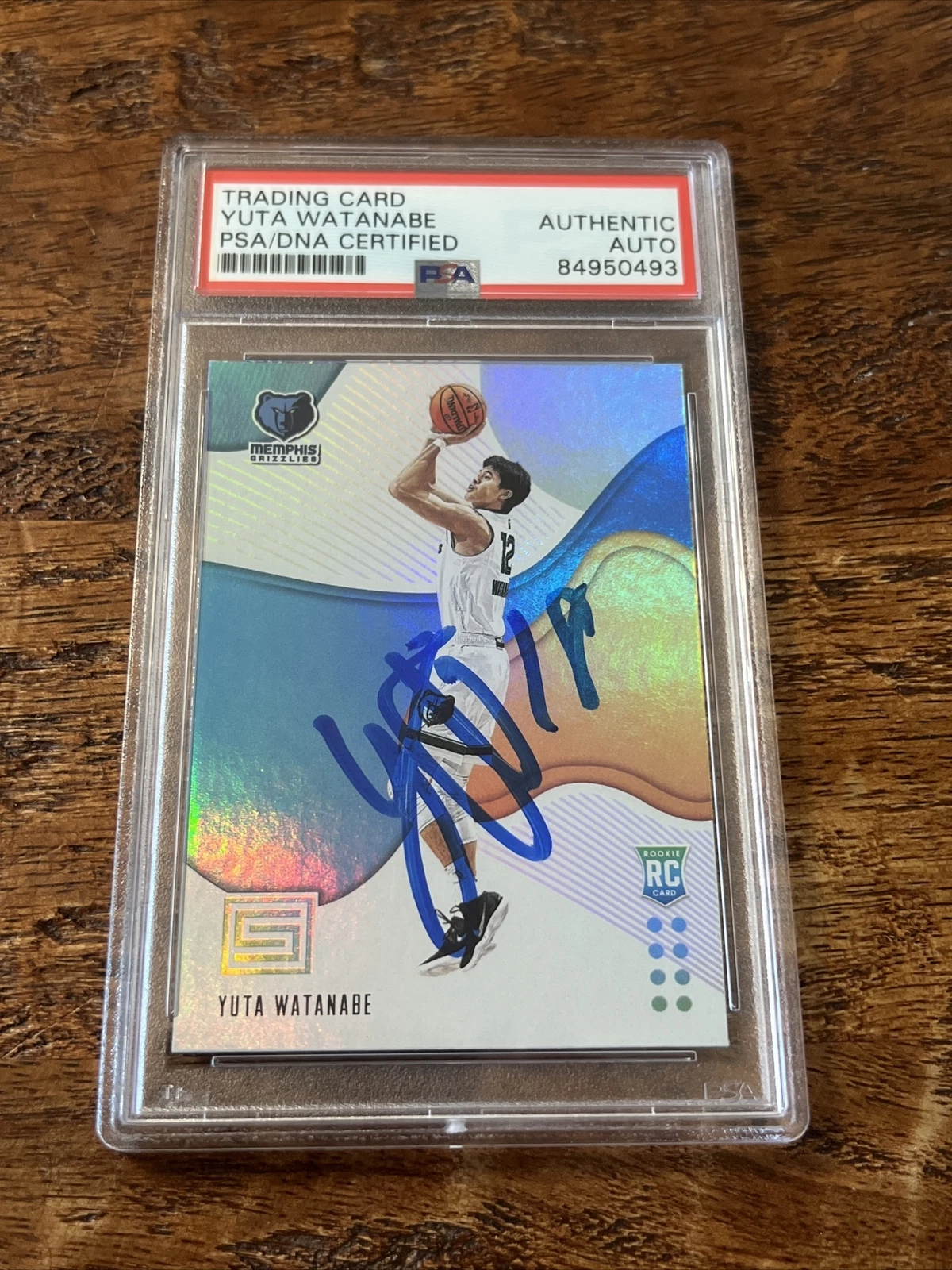 Yuta Watanabe IP Signed Panini Rookie Card Psa Dna Coa Slab Autographed Nets