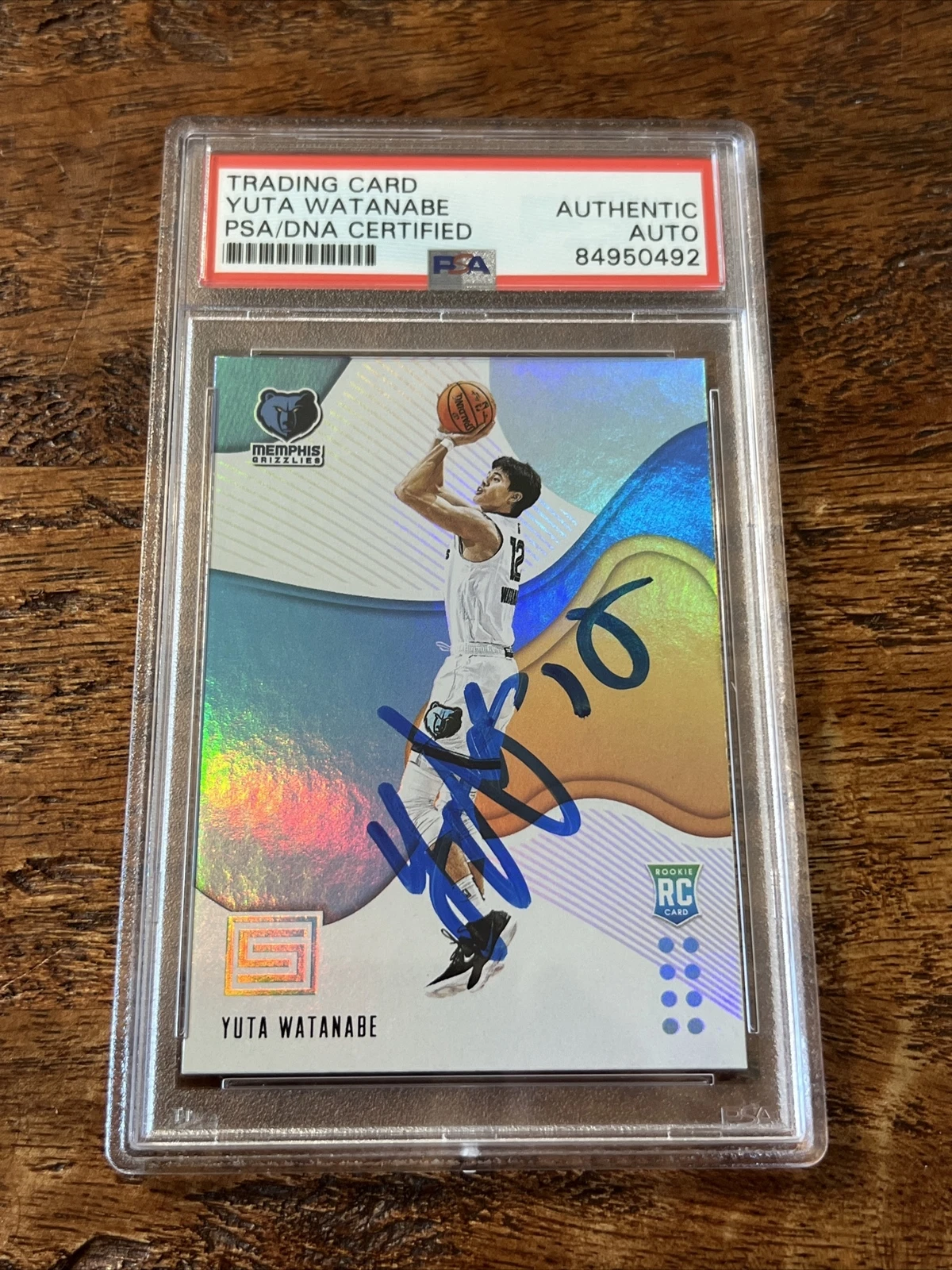 Yuta Watanabe IP Signed Panini Rookie Card Psa Dna Coa Slab Autographed Nets