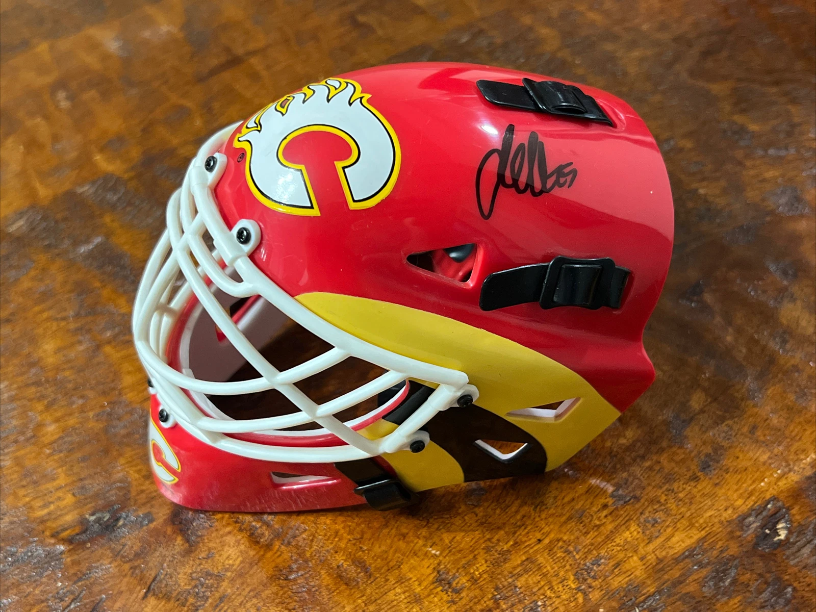 Jacob Markstrom Signed Mini Hockey Helmet Goalie Mask PSA DNA Coa Flames