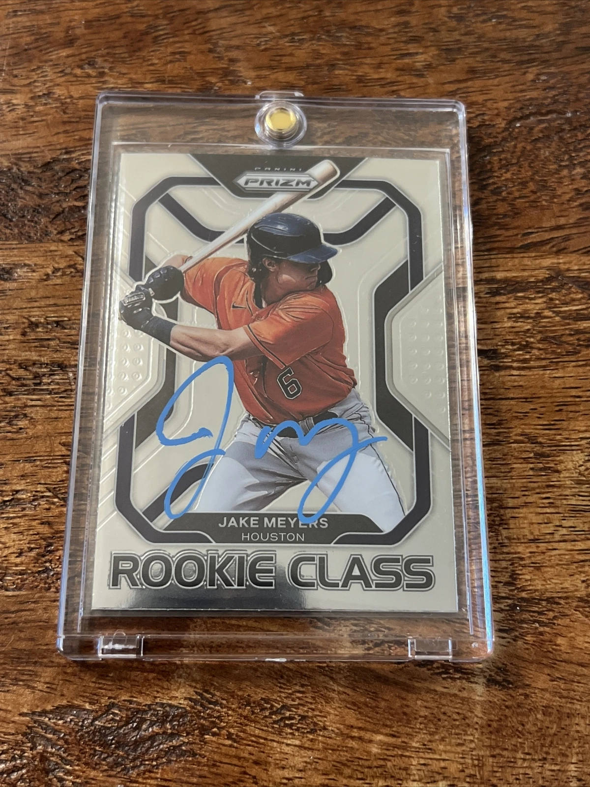 Jake Meyers IP Signed Prizm Card Psa Dna Coa Autographed Astros