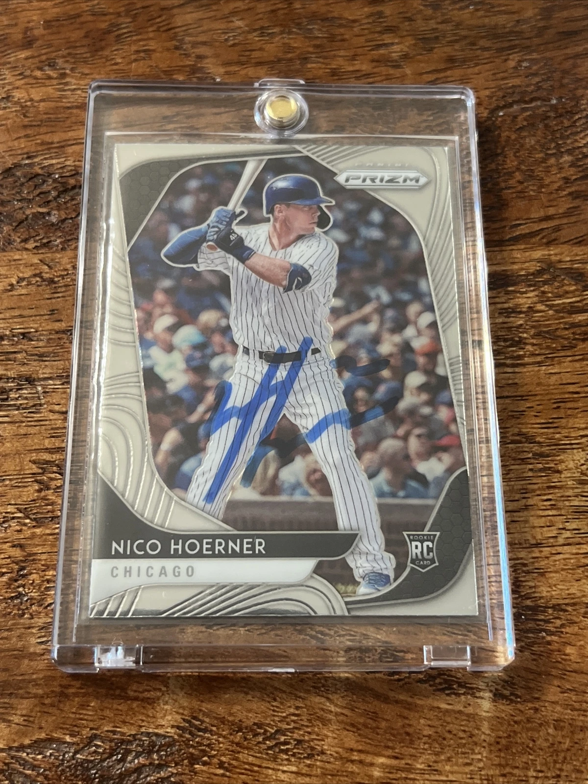 Nico Hoerner IP Signed Prizm RC Card Psa Dna Coa Autographed Cubs