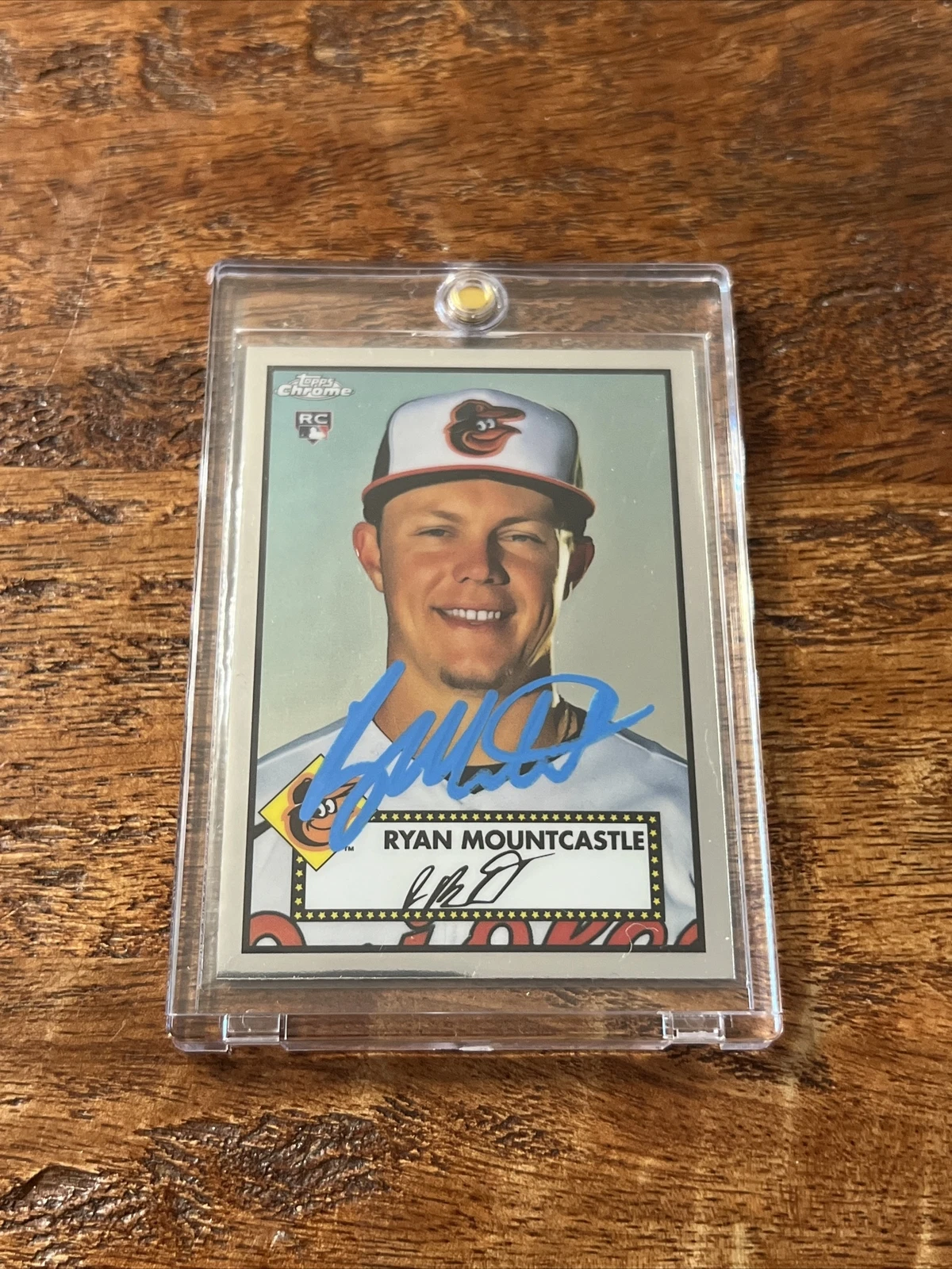 Ryan Mountcastle IP Signed Topps Chrome Anniversary Rc Card PSA DNA Coa Orioles