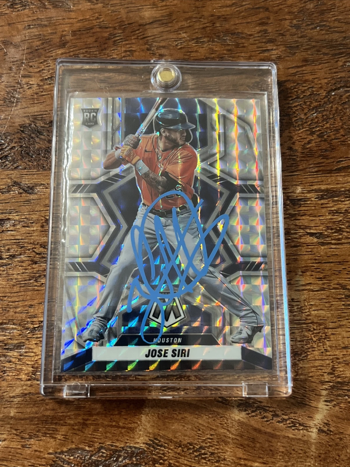 Jose Siri IP Signed Mosaic Rookie Card PSA DNA Coa Rays Autographed