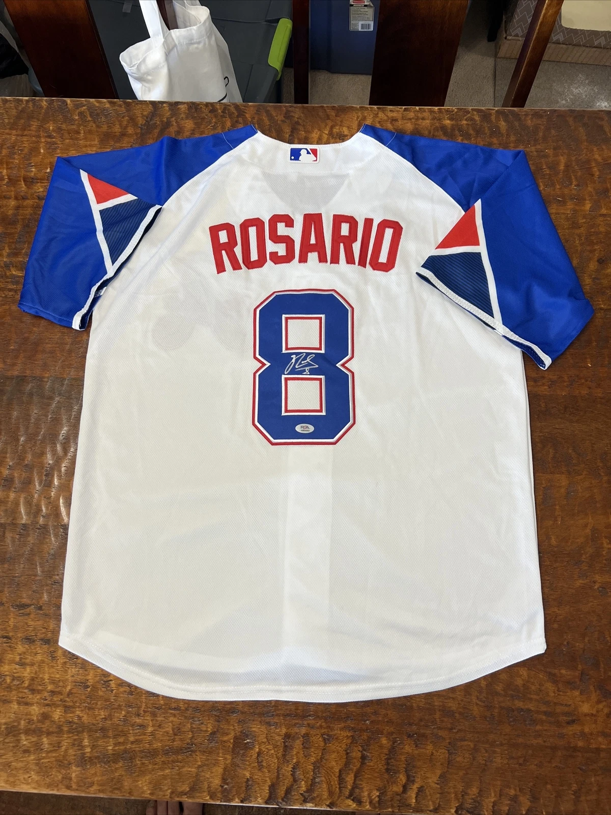 Eddie Rosario Signed Atlanta Braves Jersey PSA DNA Coa Autographed