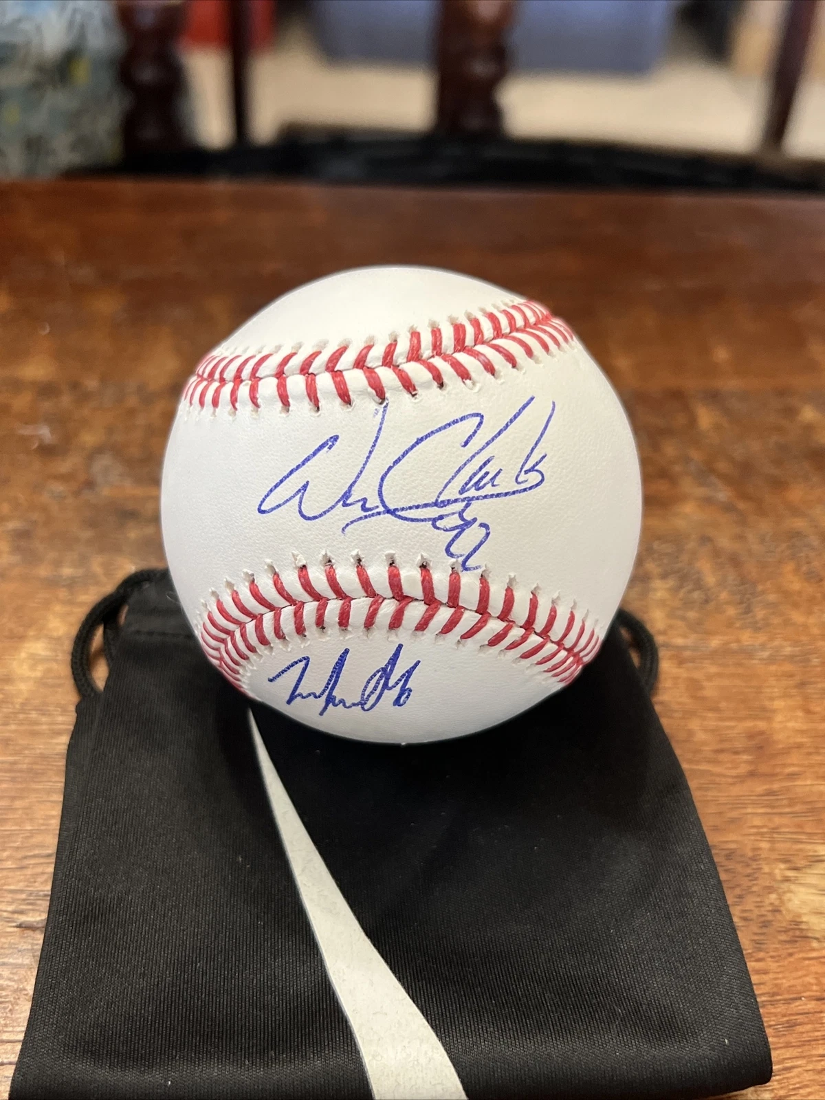 Will Clark Casey Schmitt Signed Major League Baseball PSA DNA Coa Giants