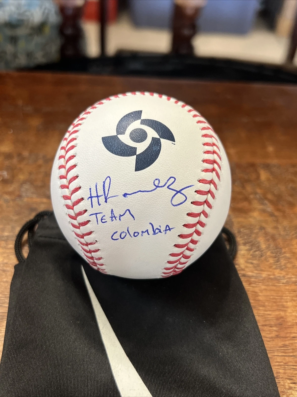 Harold Ramirez Signed 2023 WBC Baseball PSA DNA Coa Rays Autographed Columbia