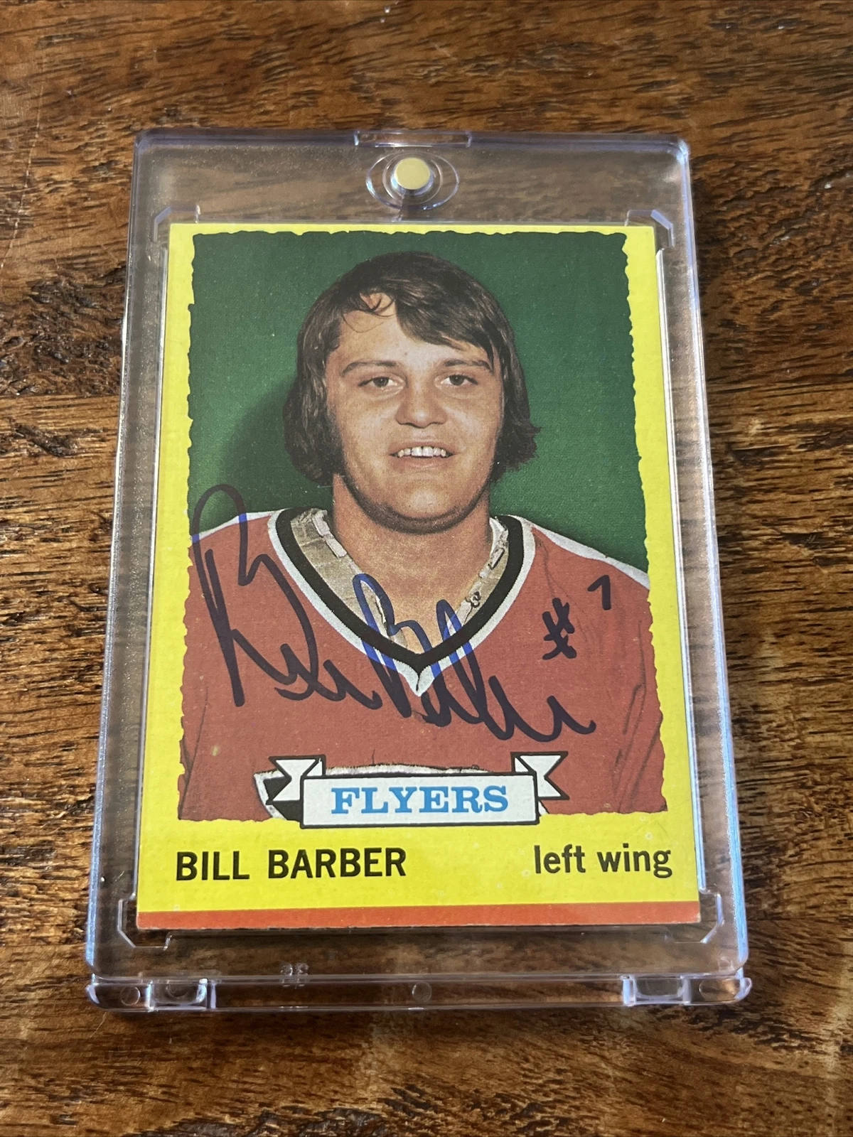 Bill Barber IP Signed Topps  Rookie Card Psa Dna Coa  Autographed Flyers