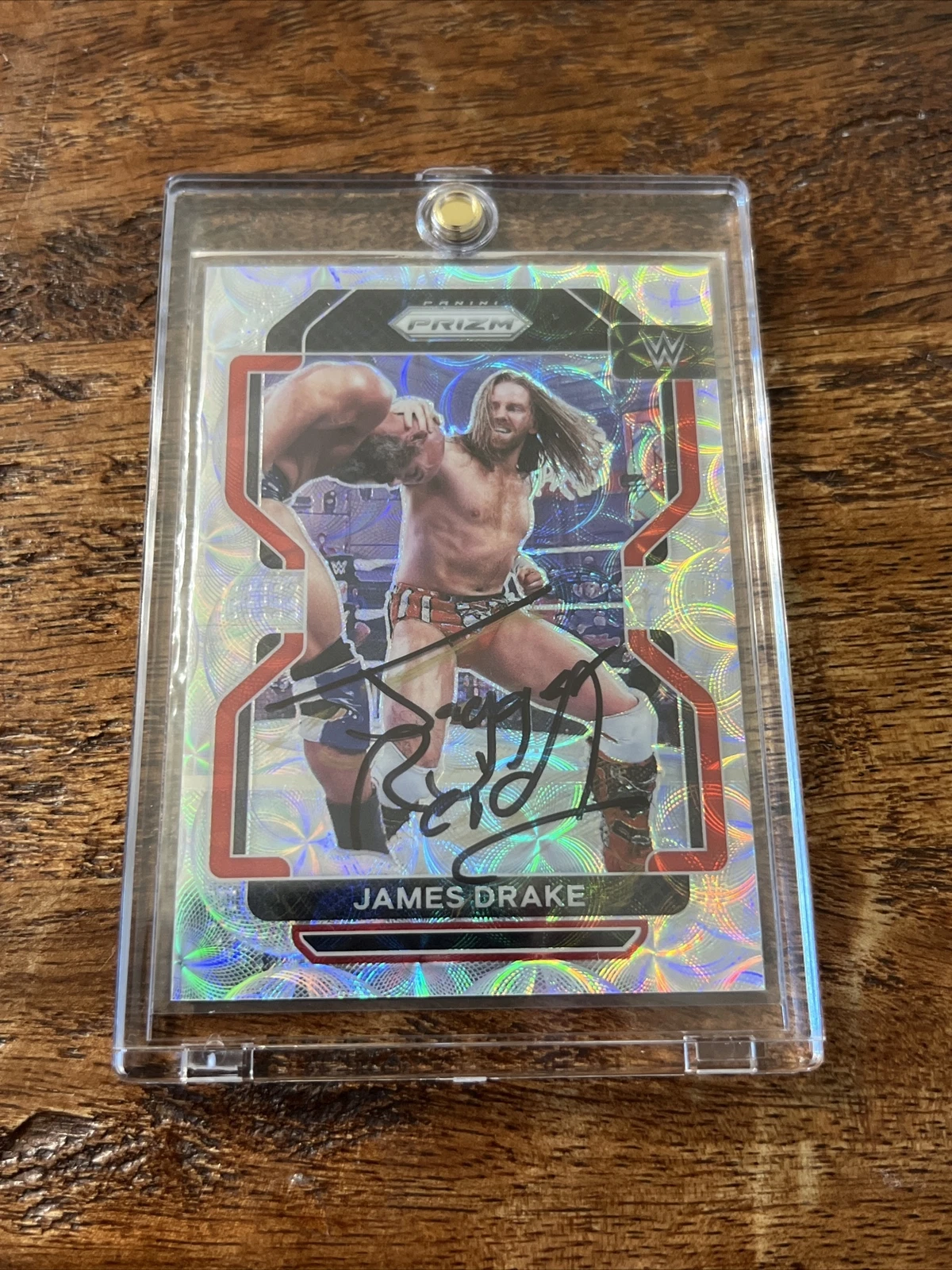 Jagger Reid James Drake IP Signed Prizm Card Psa Dna Coa Autographed WWE NXT