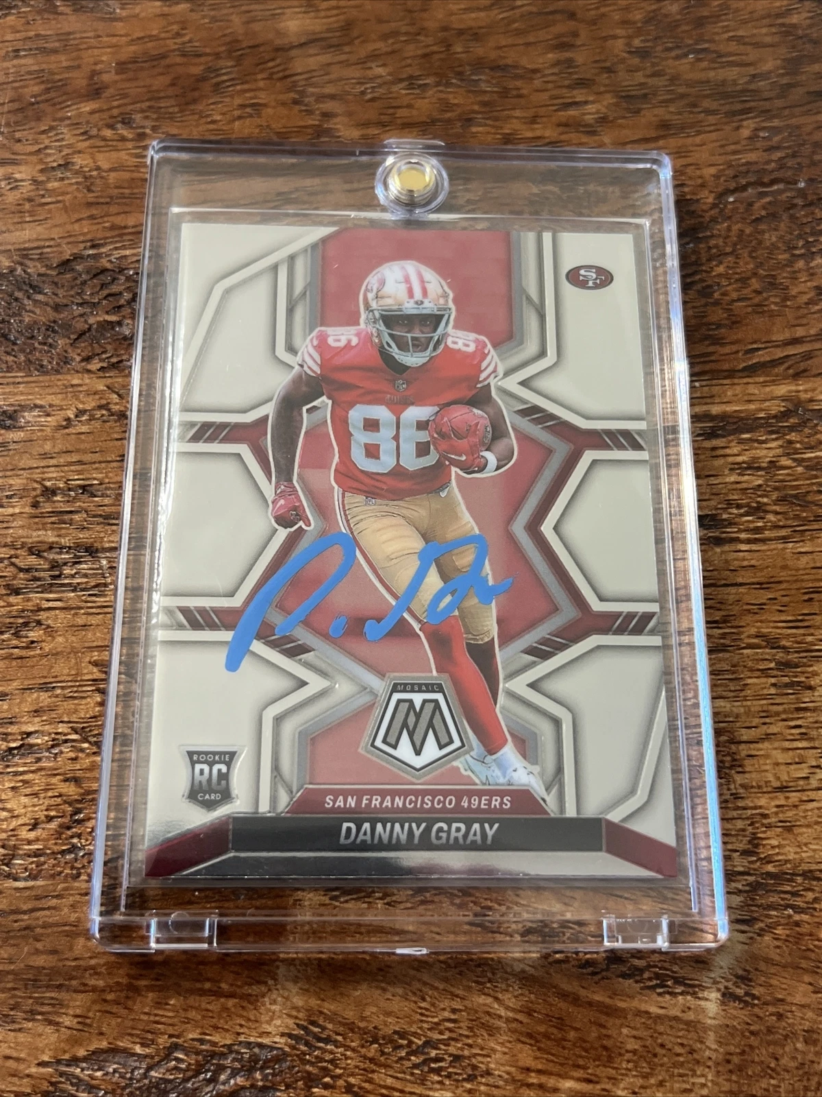 Danny Gray IP Signed Mosaic RC Card PSA DNA Coa Autographed 49ers