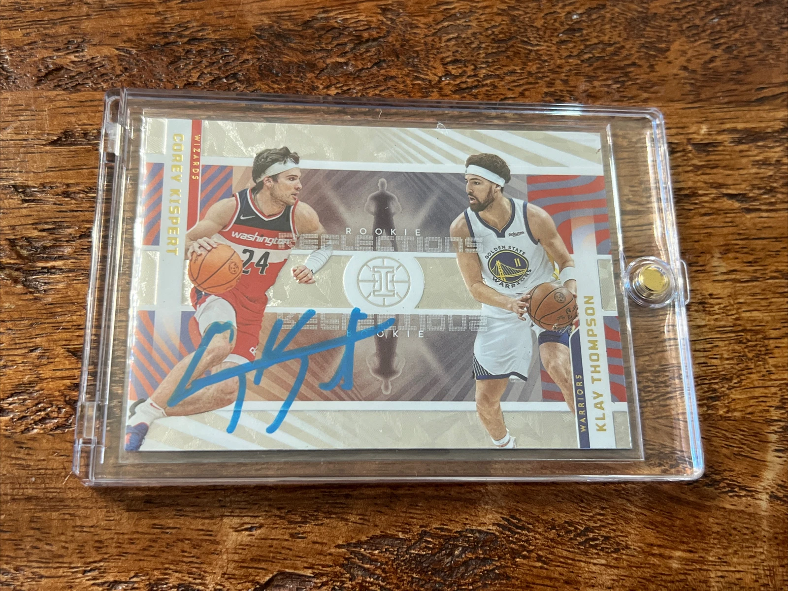 Corey Kispert IP Signed Panini Illusions Card Psa Dna Coa Wizards Autographed