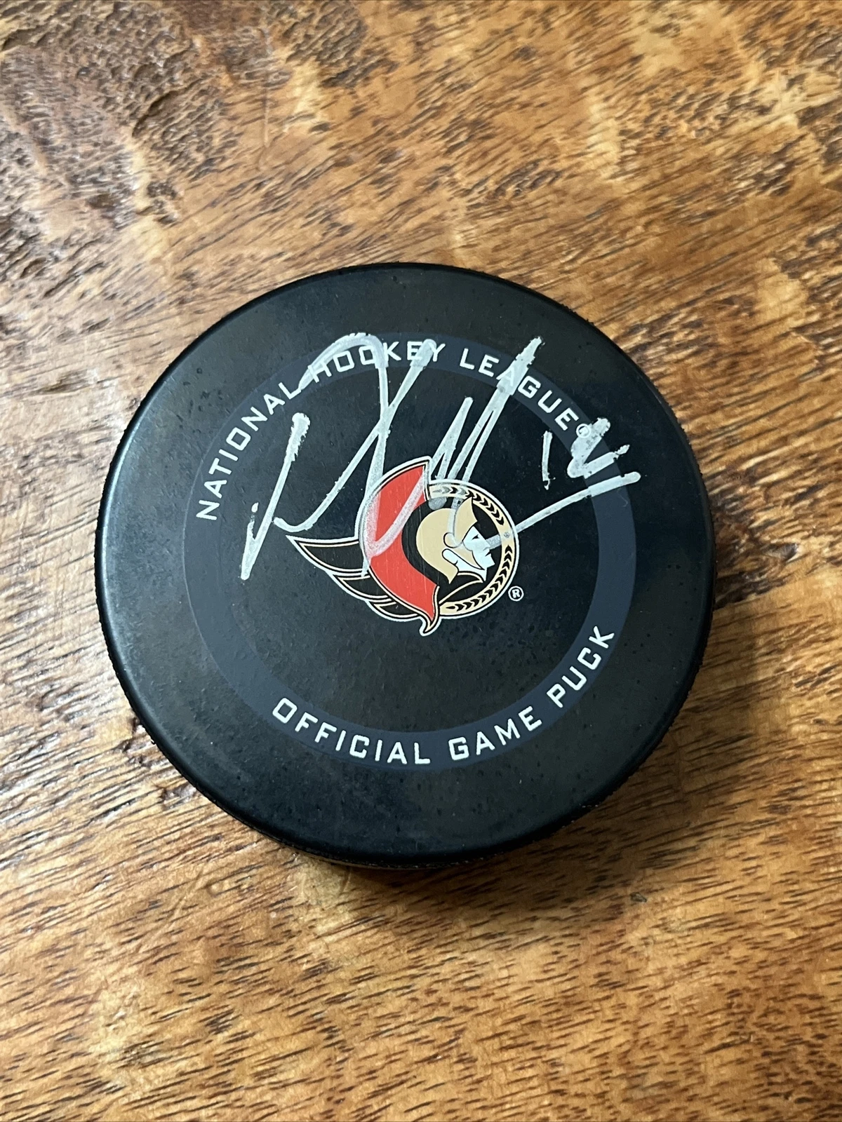 Alex DeBrincat Signed Ottawa Senators Official Game Puck PSA DNA Coa Autographed