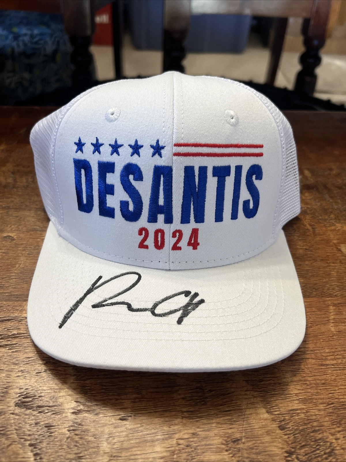 Ron DeSantis Signed Hat PSA DNA Coa President 2024 Autographed Florida Governor