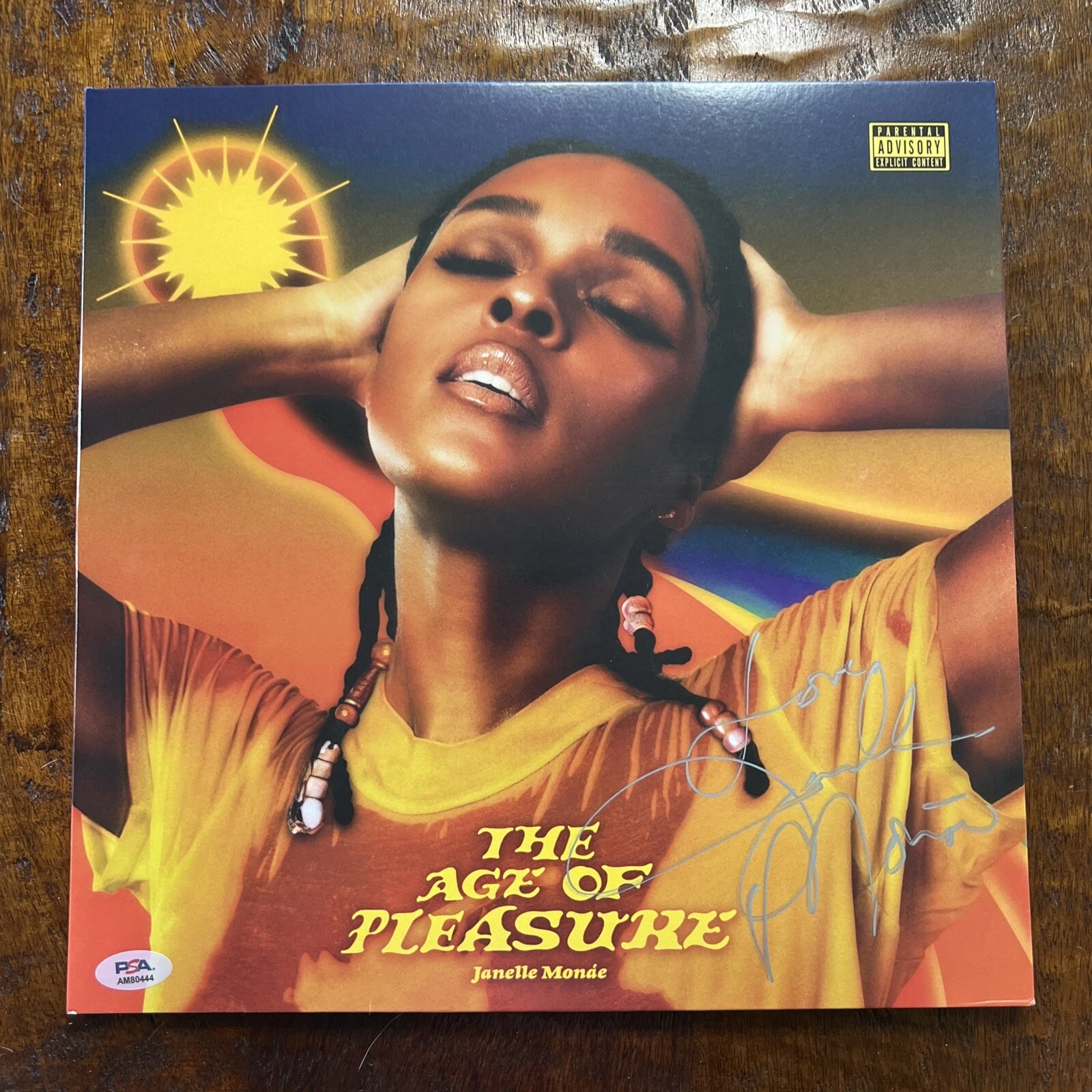 Janelle Monae Signed The Age Of Pleasure Vinyl LP Record Psa Dna Coa Autographed