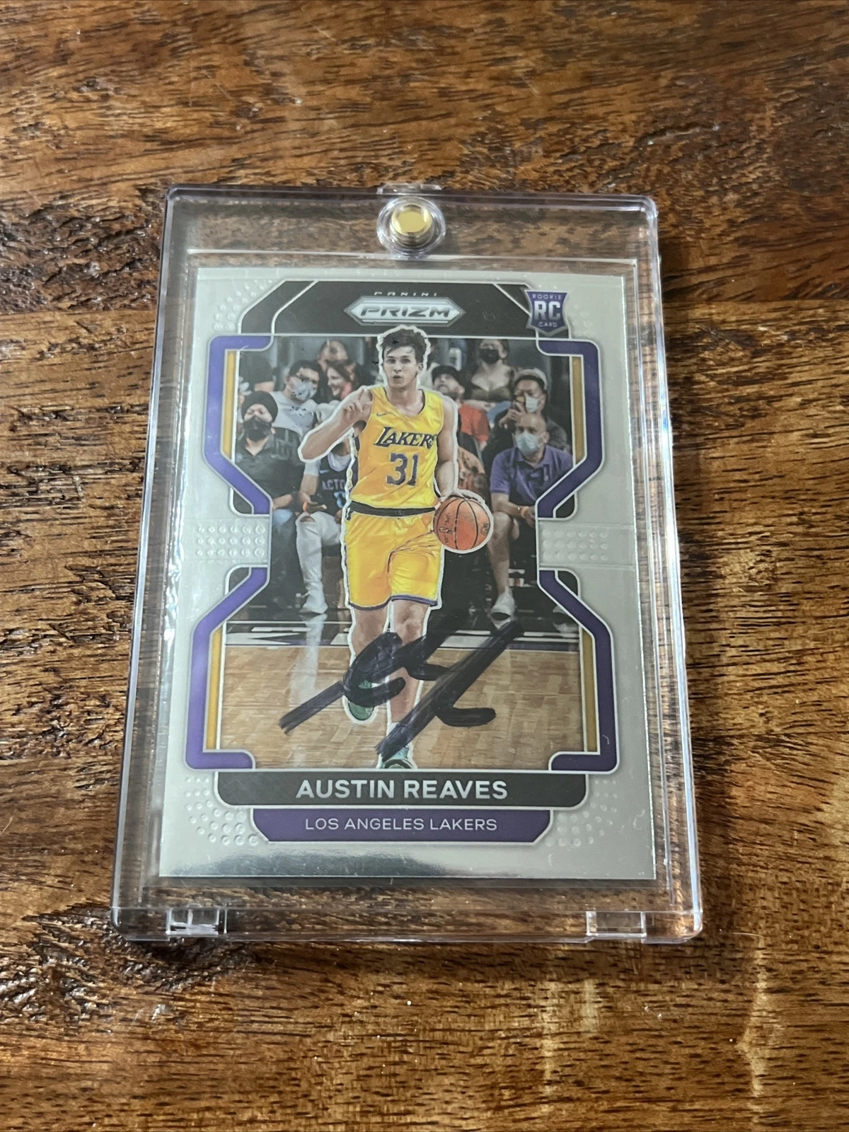 Austin Reaves IP Signed Prizm RC Card Psa Dna Coa Lakers Autographed