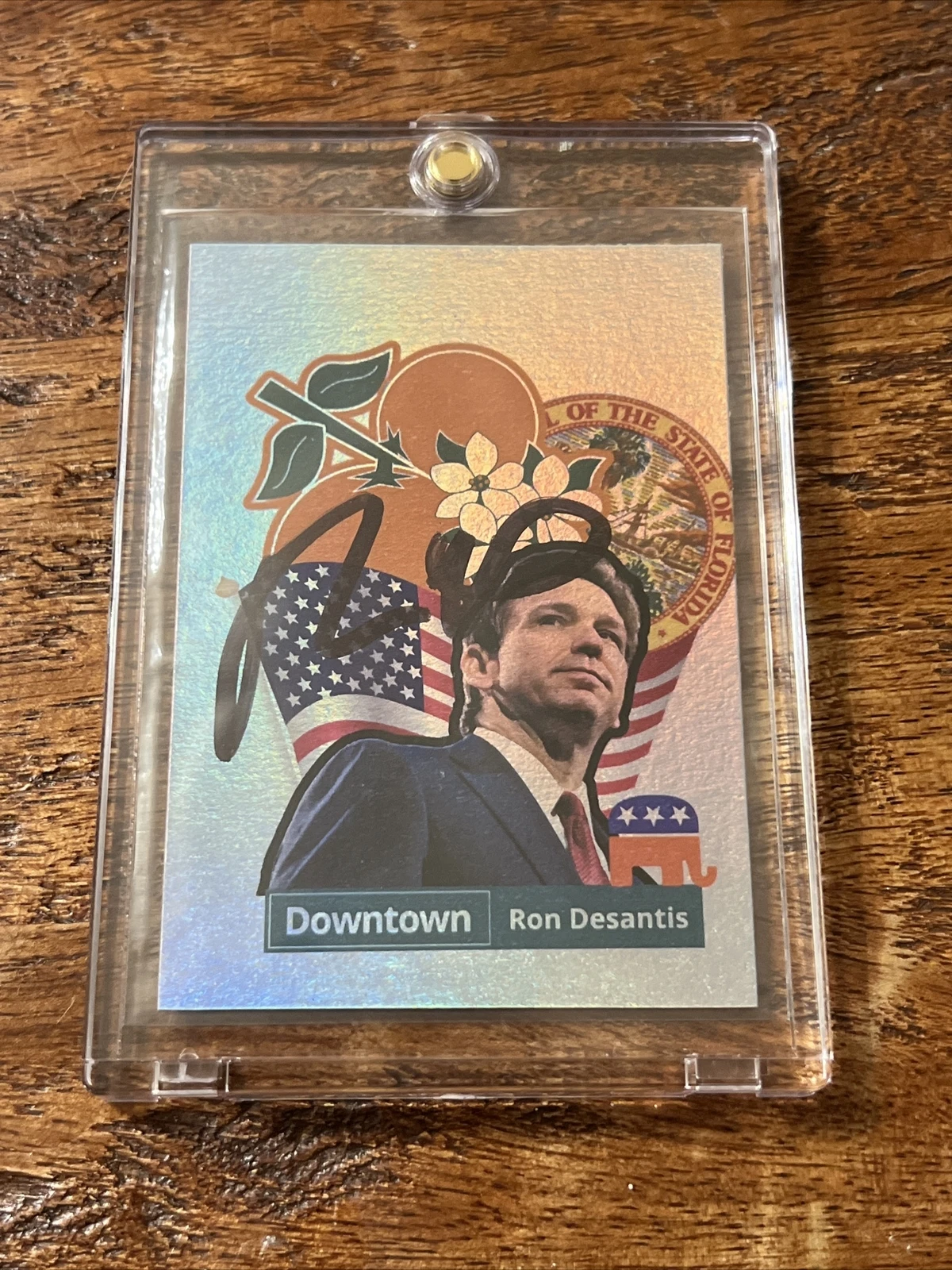 Ron DeSantis IP Signed Card PSA DNA Coa Autographed Florida Governor
