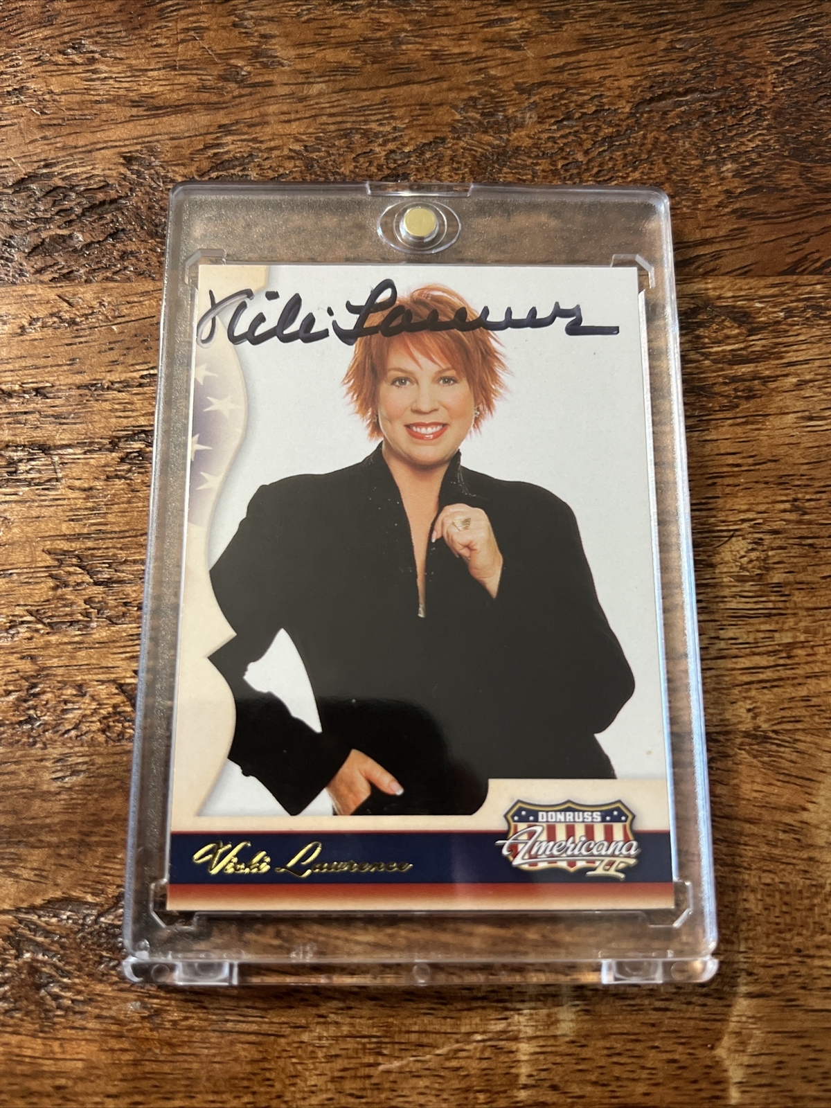 Vicki Lawrence IP Signed Donruss Americana Card JSA Coa Autographed