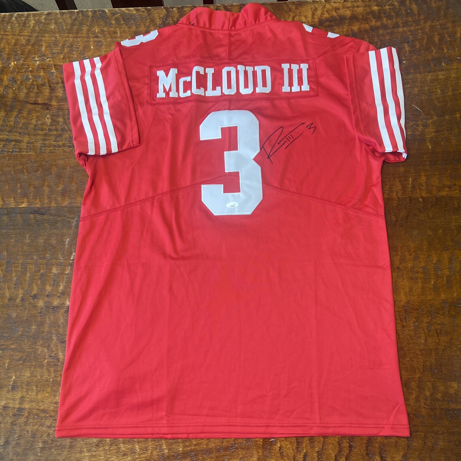 Ray-Ray McCloud Signed San Francisco 49ers Jersey JSA Coa Autographed