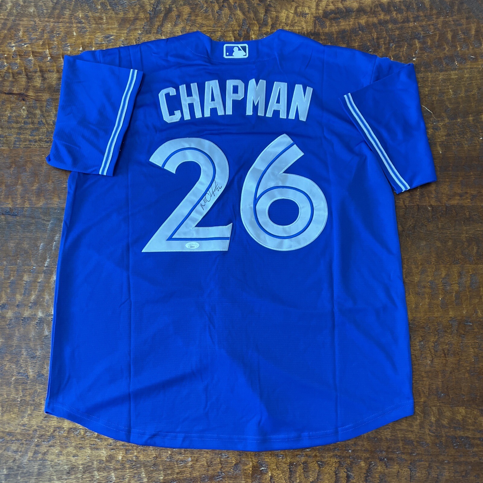 Matt Chapman Signed Toronto Blue Jays Jersey JSA Coa Autographed