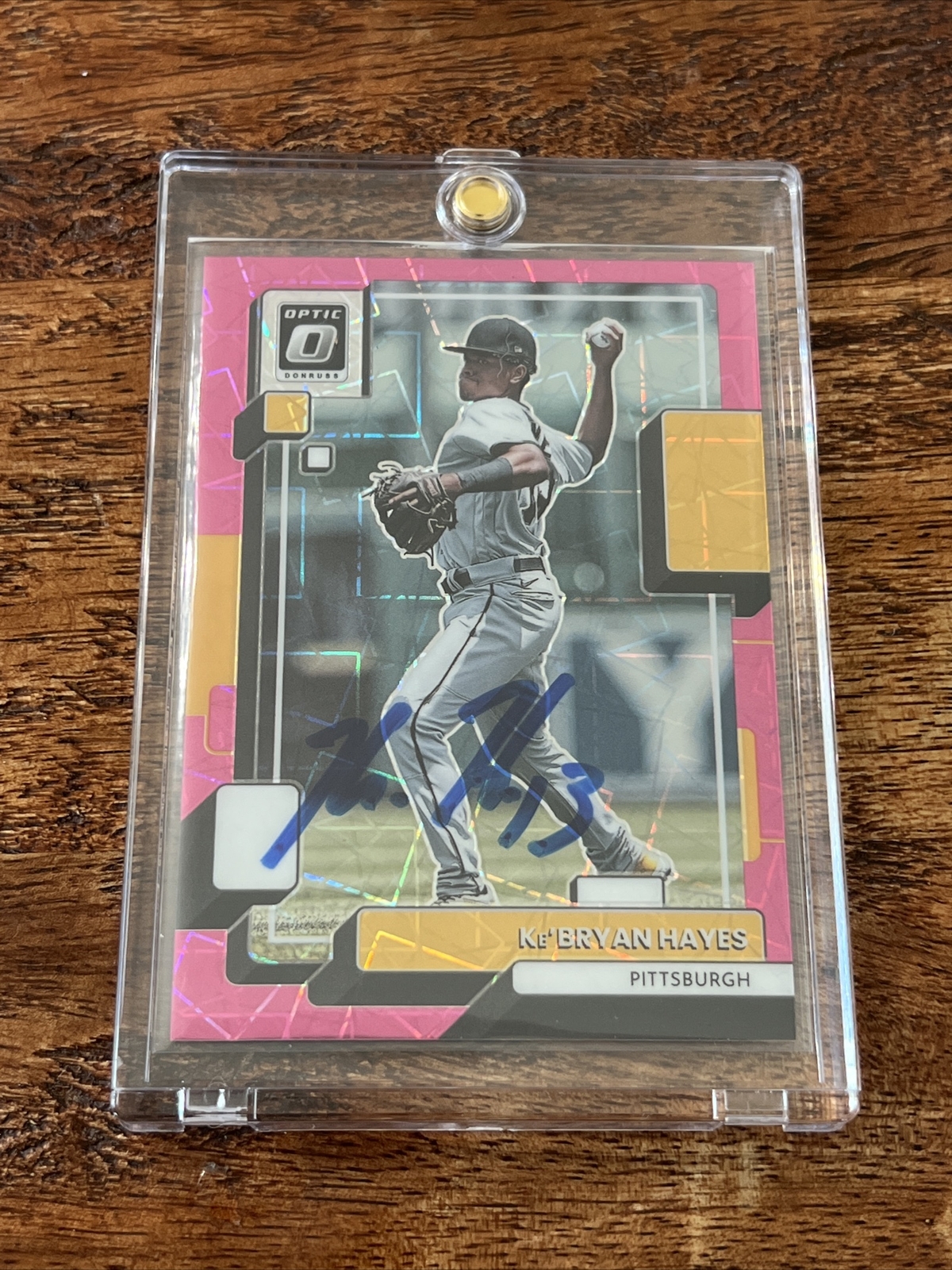 Ke'Bryan Hayes IP Signed Donruss Optic Card JSA Coa Pirates Autographed