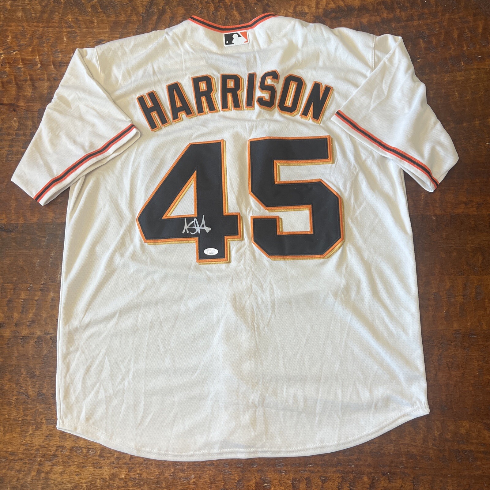 Kyle Harrison Signed San Francisco Giants Jersey JSA Coa Autographed