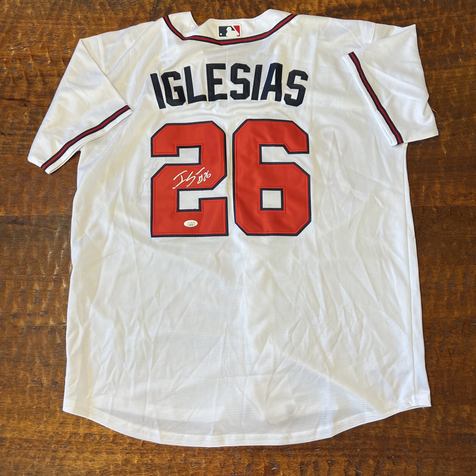 Raisel Iglesias Signed Atlanta Braves Jersey JSA Coa Autographed