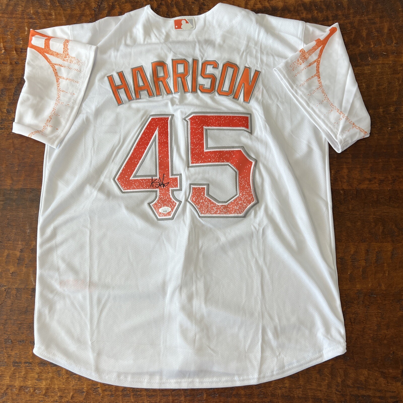 Kyle Harrison Signed San Francisco Giants Jersey JSA Coa Autographed