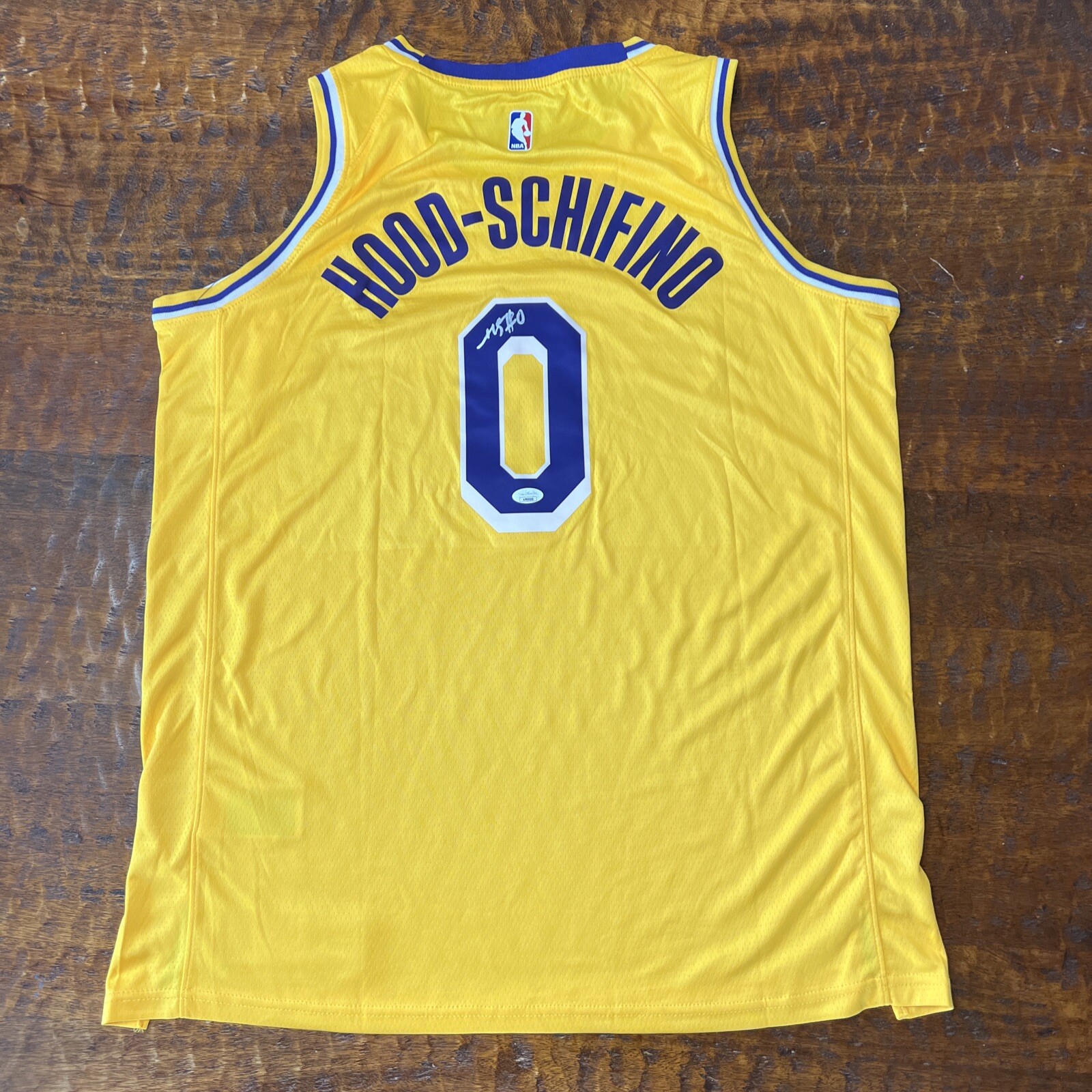 Jalen Hood-Schifino Signed Los Angeles Lakers Jersey JSA Coa Autographed