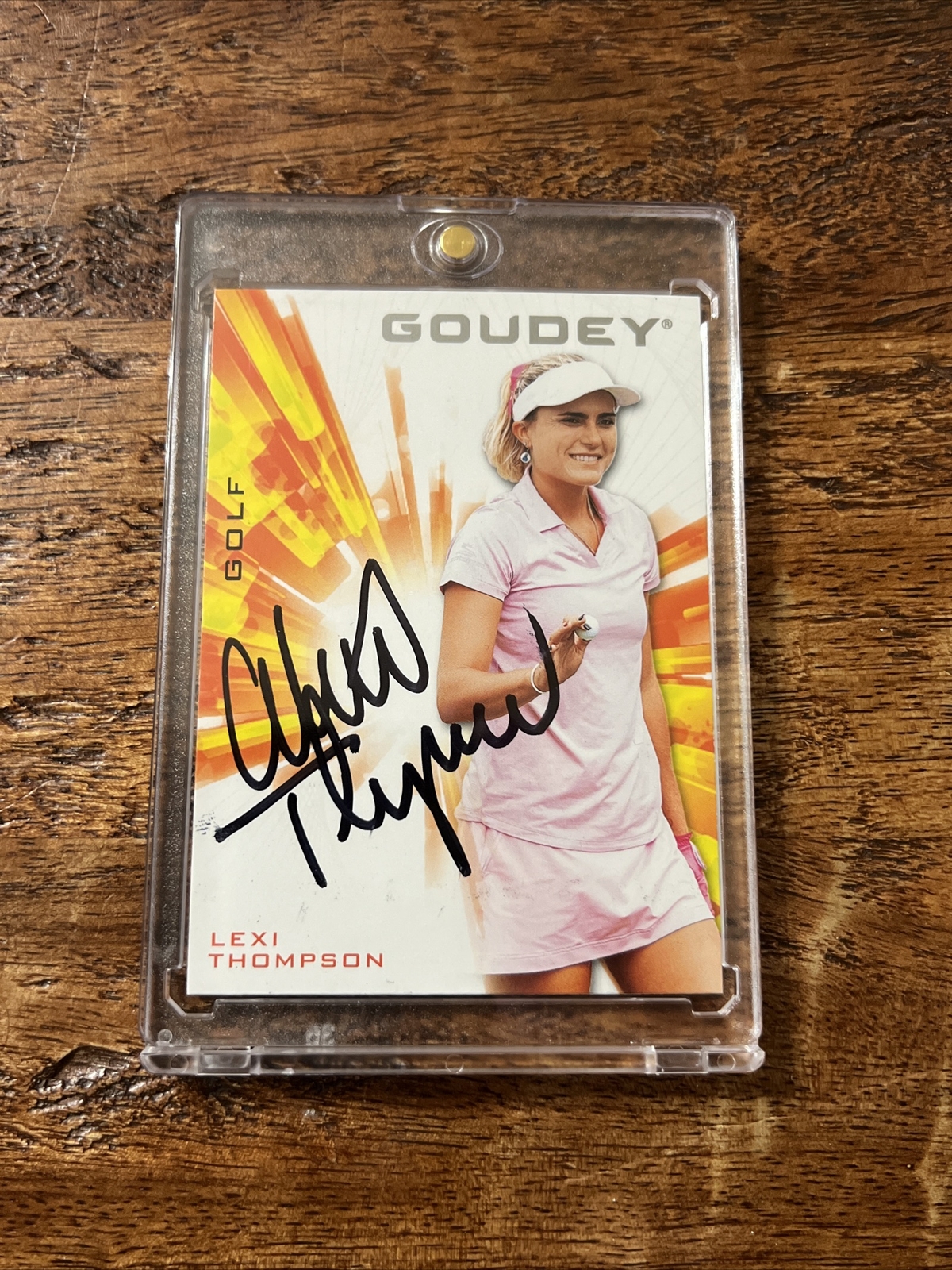 Lexi Thompson IP Signed Goudey Card JSA Coa Autographed Golf